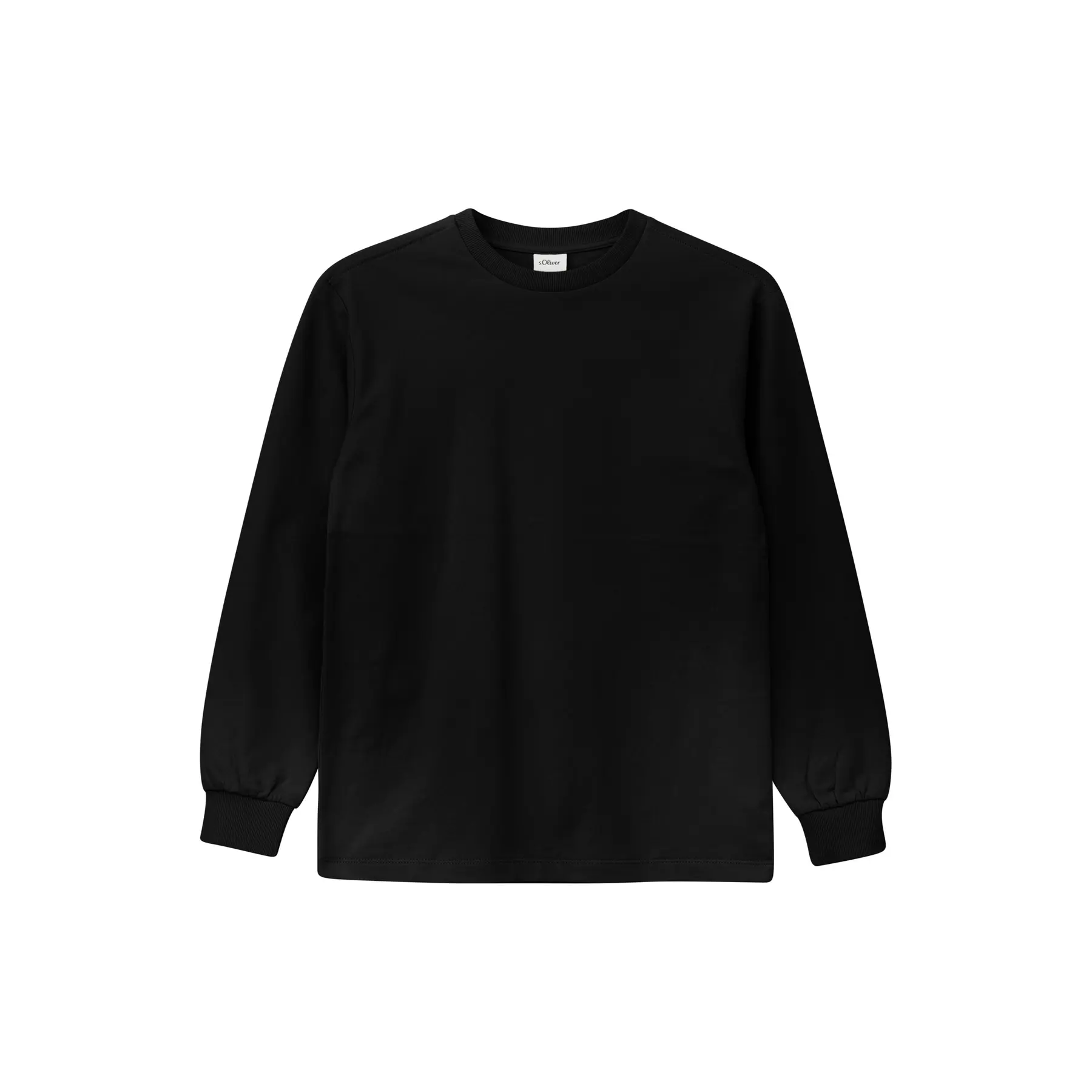 Langarm-T-Shirt aus leichtem Fleece mit überschnittenen Schultern für Kinder s.Oliver