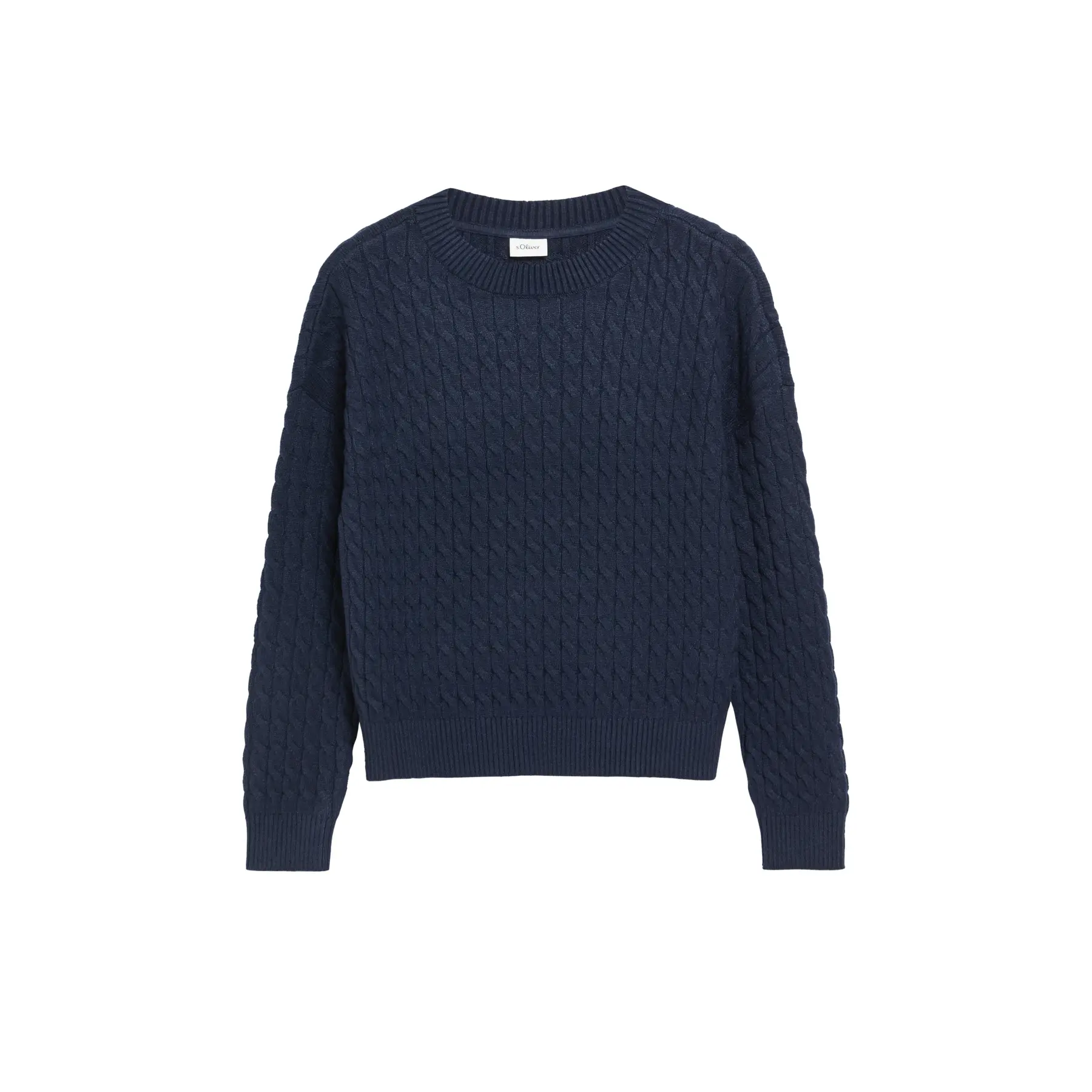Großer Pullover aus gezopftem Strick für Mädchen s.Oliver