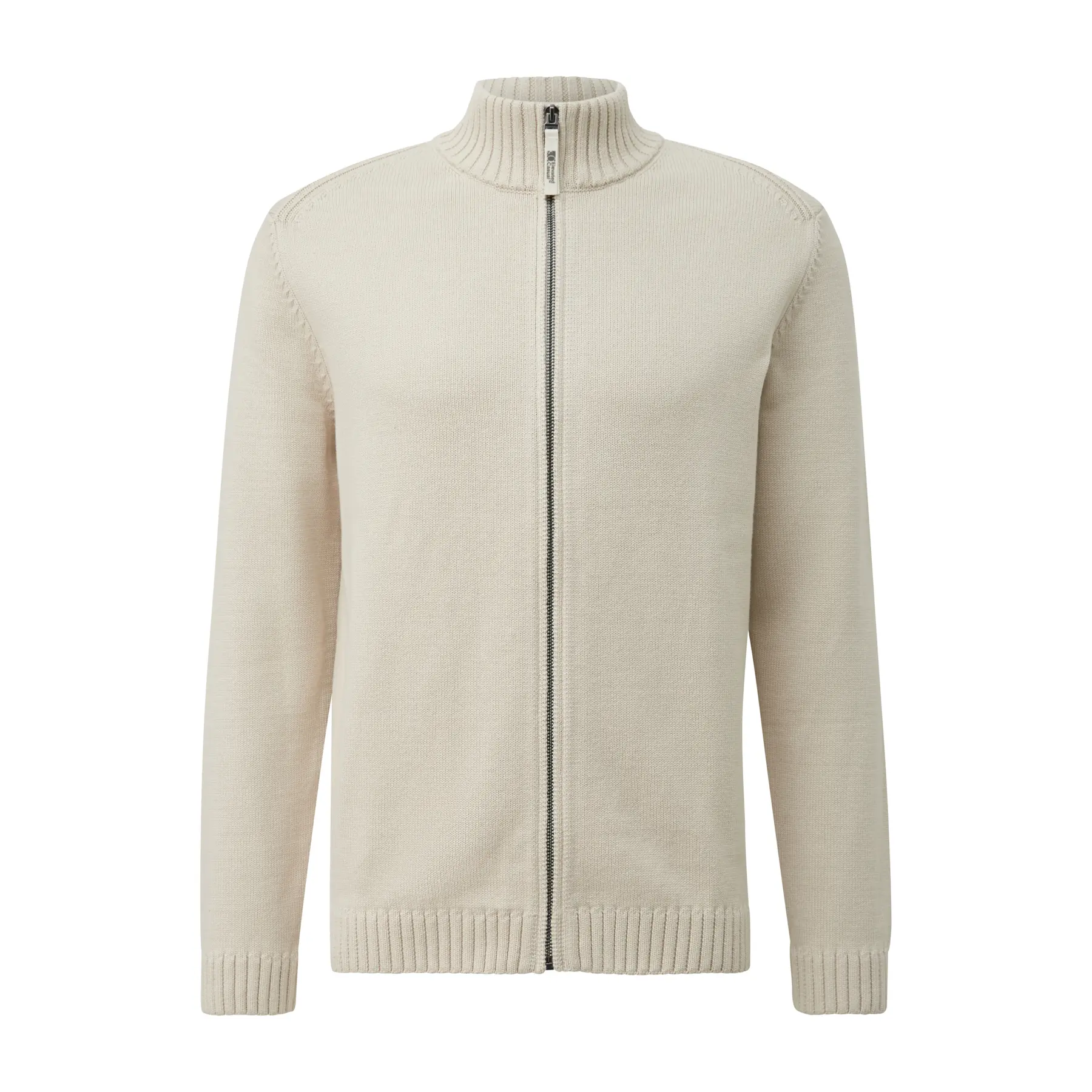 Gilet in Maglia Regular Fit con Collo Alto e Chiusura Lampo s.Oliver