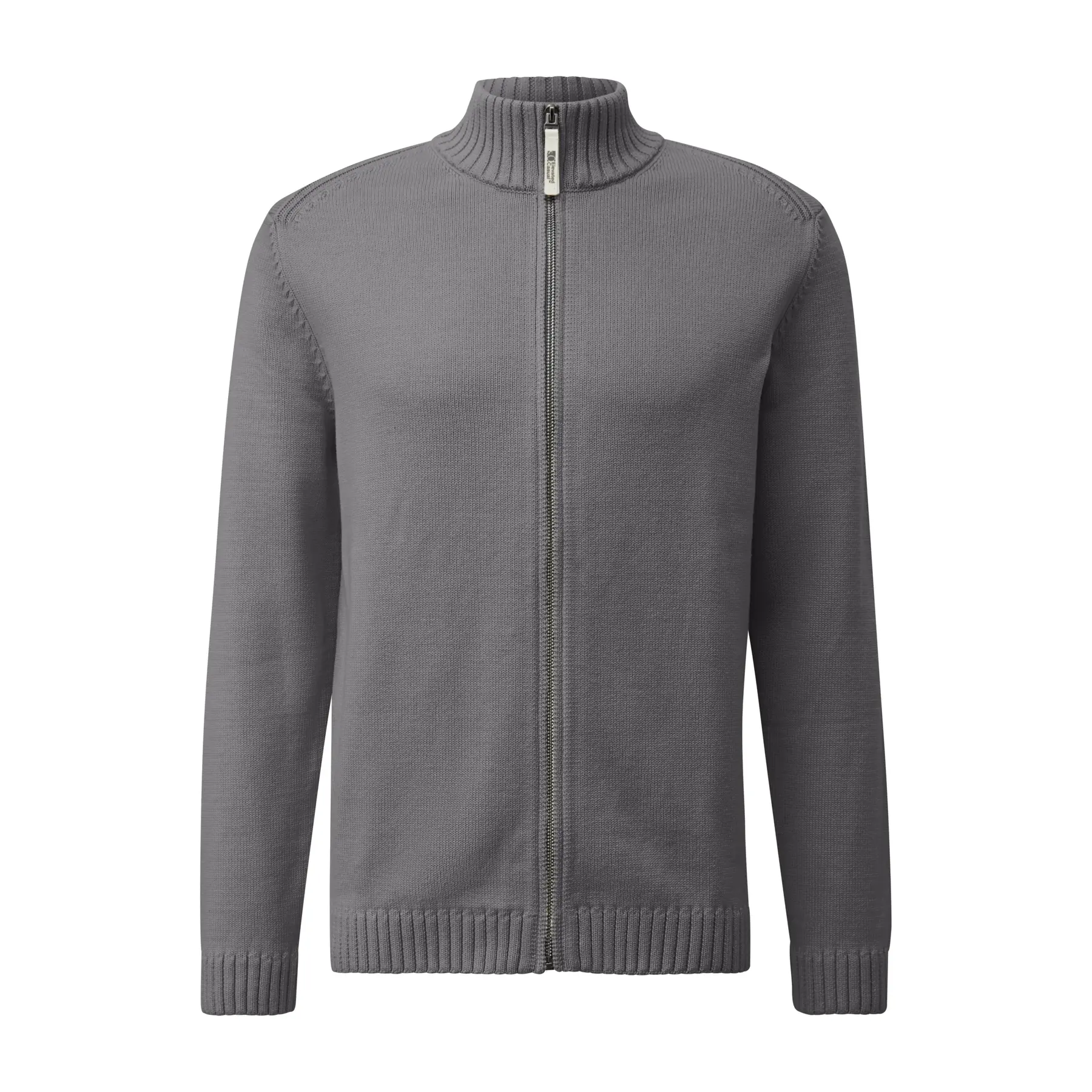 Gilet in Maglia Regular Fit con Collo Alto e Chiusura Lampo s.Oliver