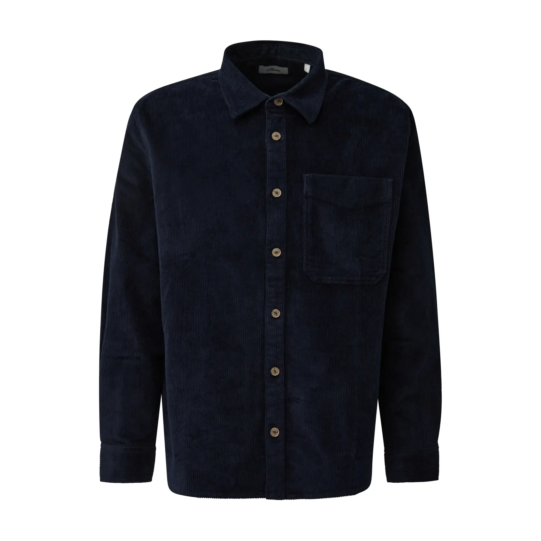 Casual Stretch Corduroy Overhemd s.Oliver