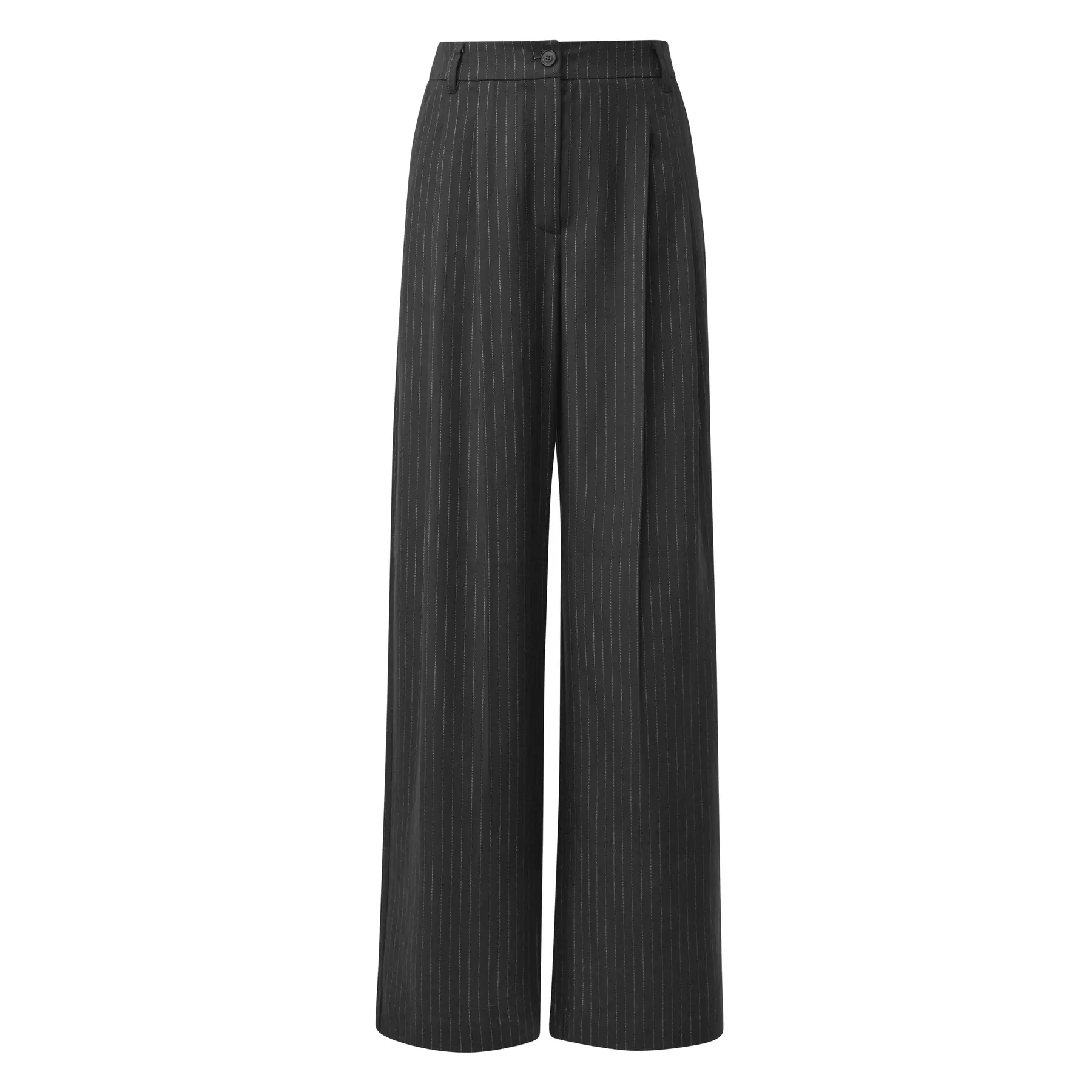 Pantalon à plis et poches latérales jambes extra larges femme s.Oliver