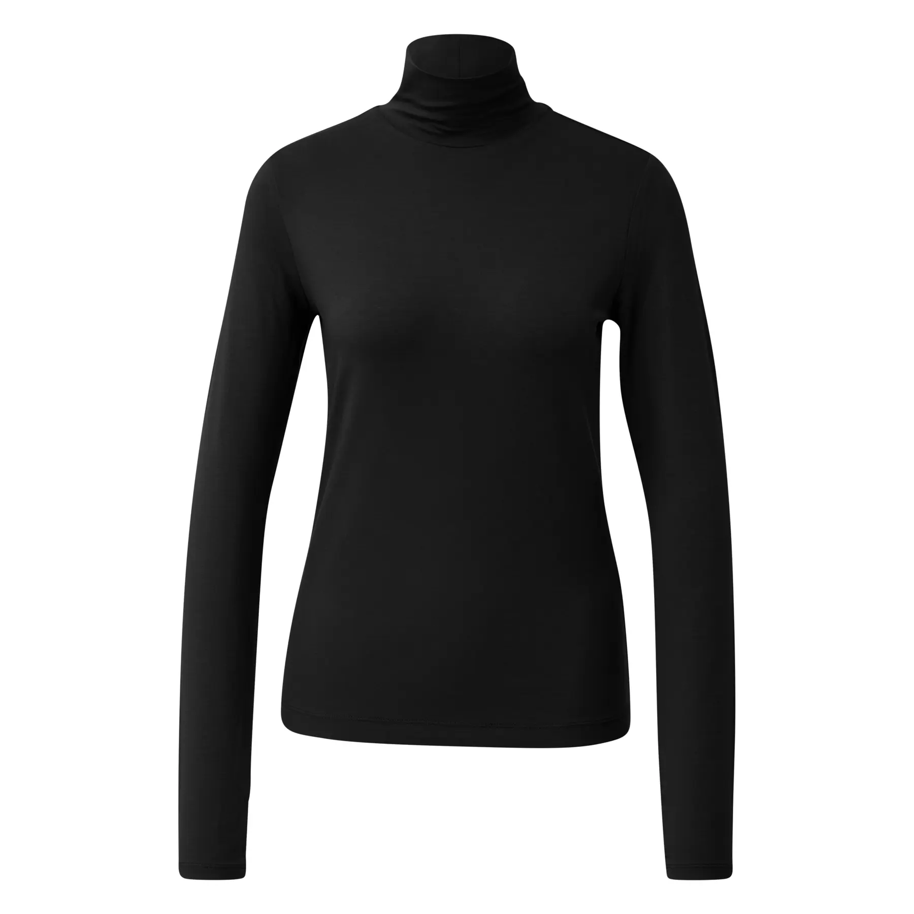 Maglietta a maniche lunghe Slim Fit con colletto alto donna s.Oliver