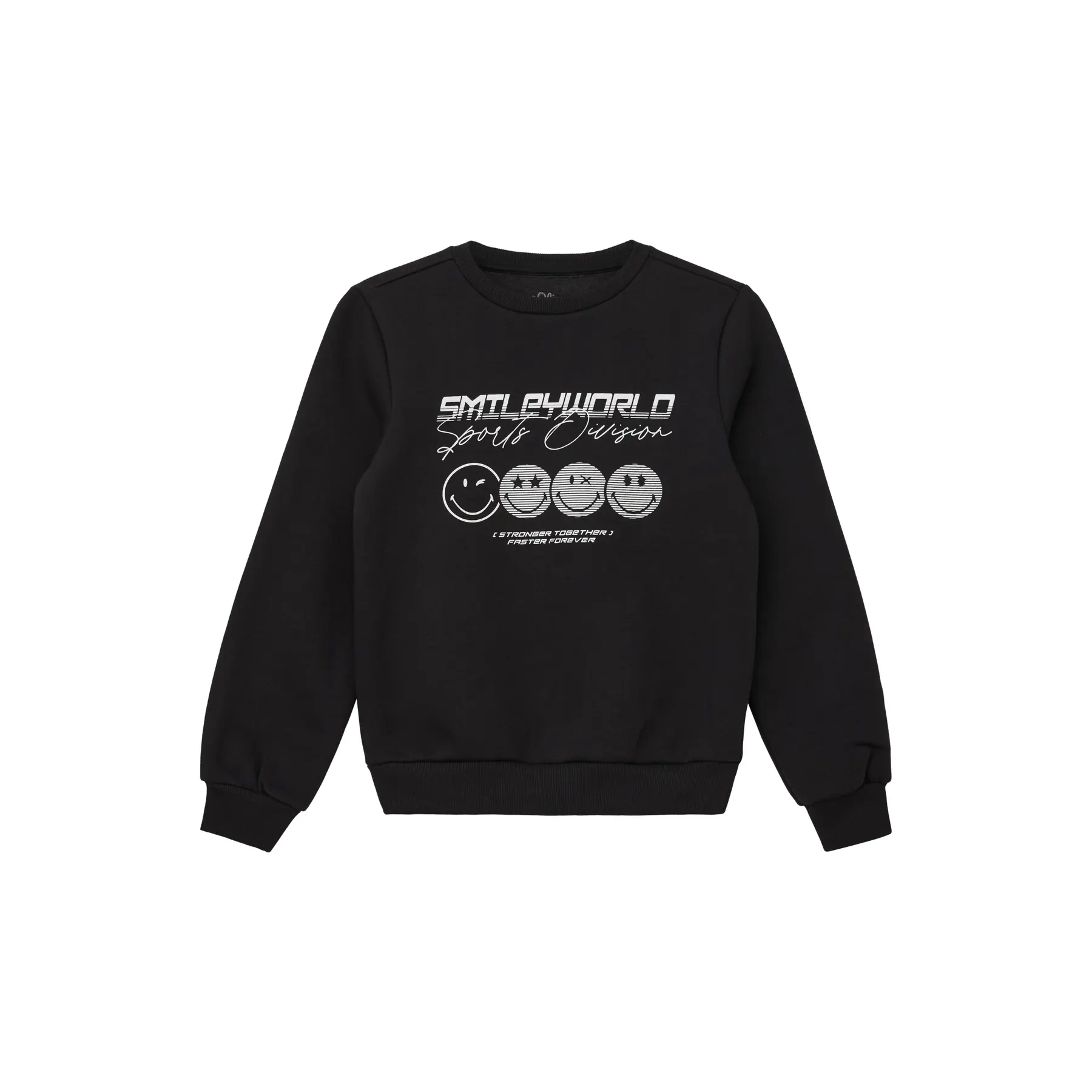 Sweatshirt mit Motiv vorne und Innenfutter für Kinder s.Oliver Smiley