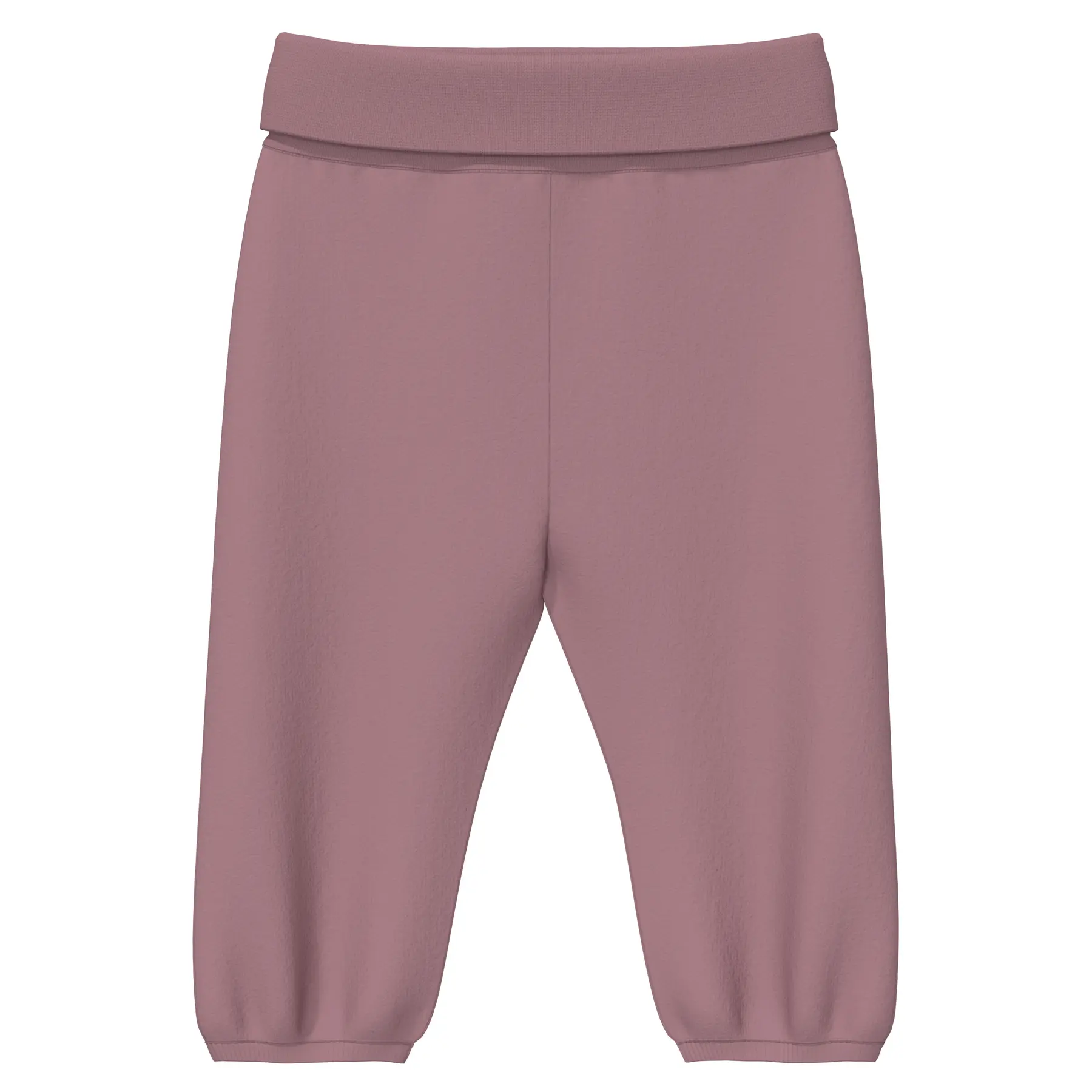 Legging Loose Fit in felpa con bordi a coste e cintura a risvolto per bebé s.Oliver