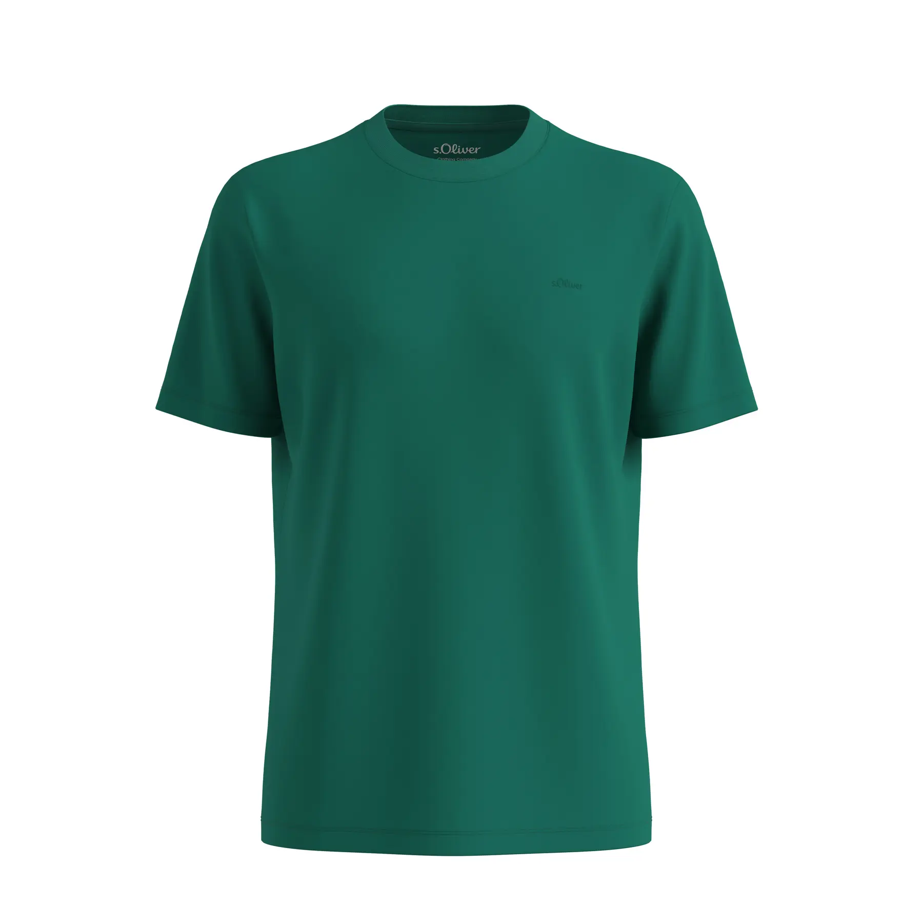 Standaard katoenen T-shirt met logo print s.Oliver