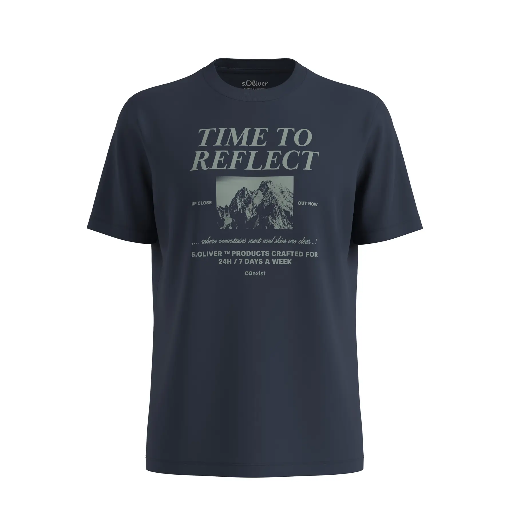 T-shirt in cotone con artwork s.Oliver