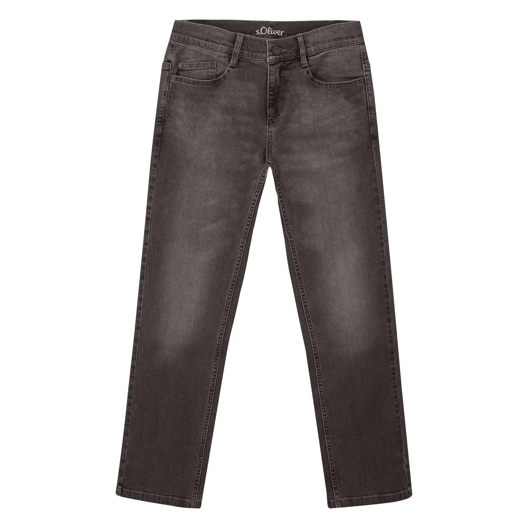 Jeans Straight coupe droite Jambe droite taille mi-haute effet usé enfant s.Oliver Pete Jeans Straight coupe droite Jambe droite taille mi-haute effet usé enfant s.Oliver Pete