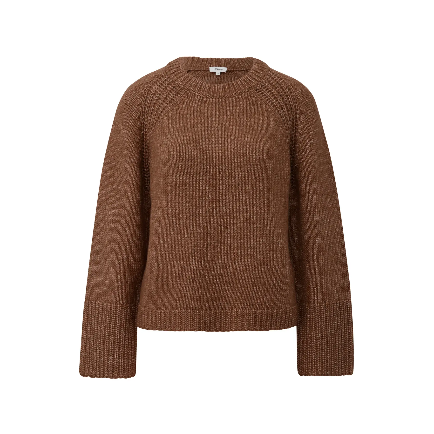 Maglione in maglia con design classico donna
