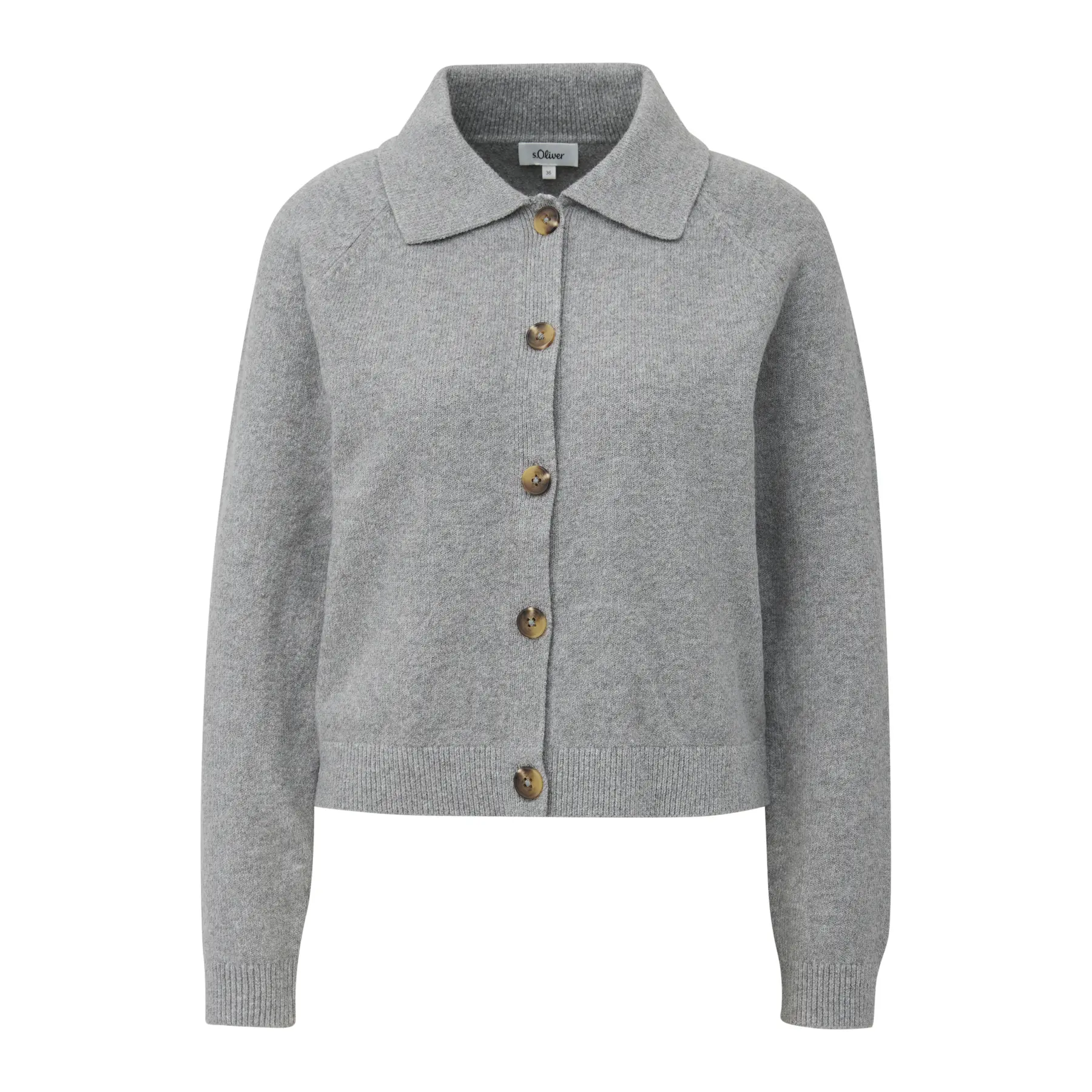 Cardigan a maniche raglan Relaxed Fit donna