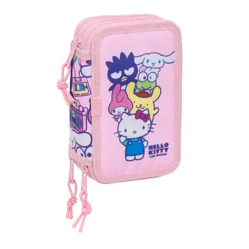 Dreifachetui für 37 Buntstifte Safta Hello Kitty & Friends