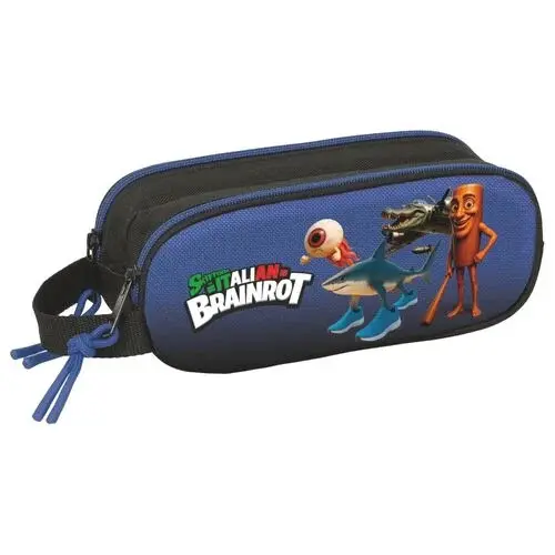 Trousse double Safta Brainrot 3D Trousse double Safta Brainrot 3D