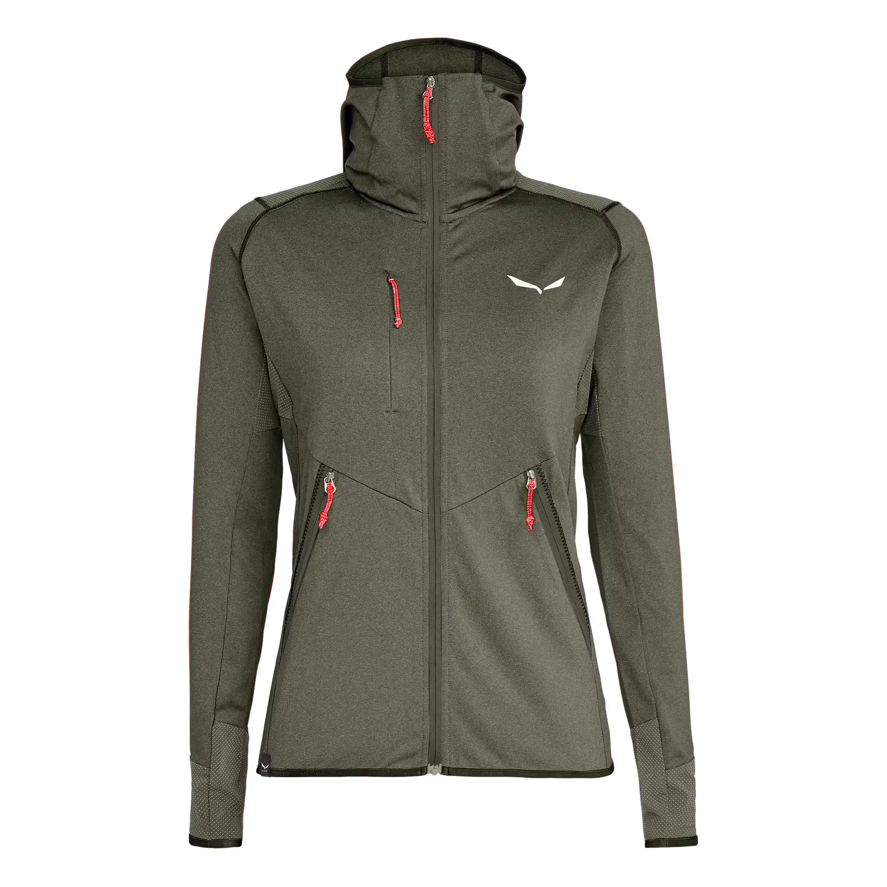 Hybride damesjack met capuchon Salewa Agner