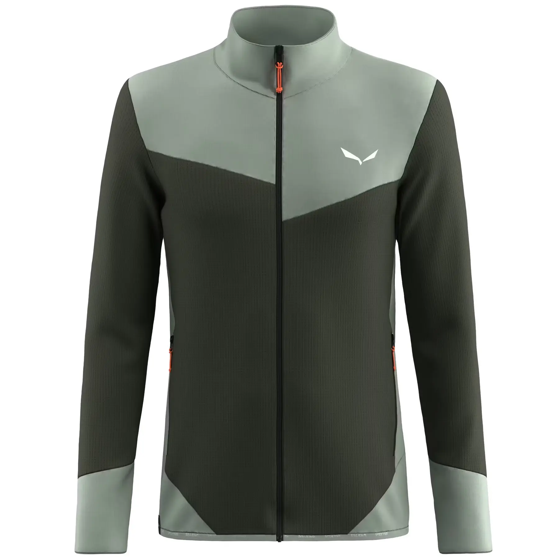 Full Zip Wanderjacke Salewa Puez Waffle Hyb Pl