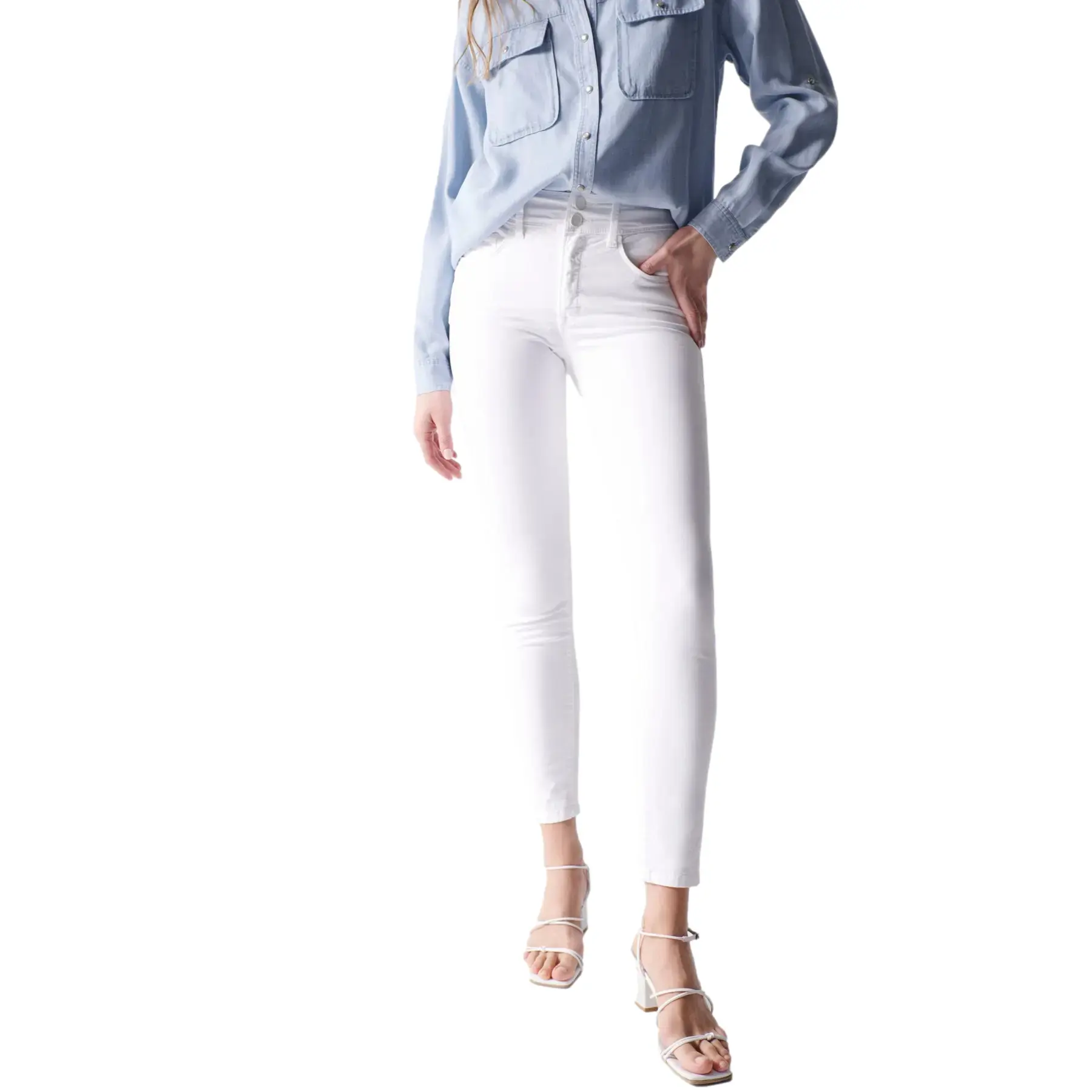 Salsa Jeans Women's Blanc Skinny Jeans Secret