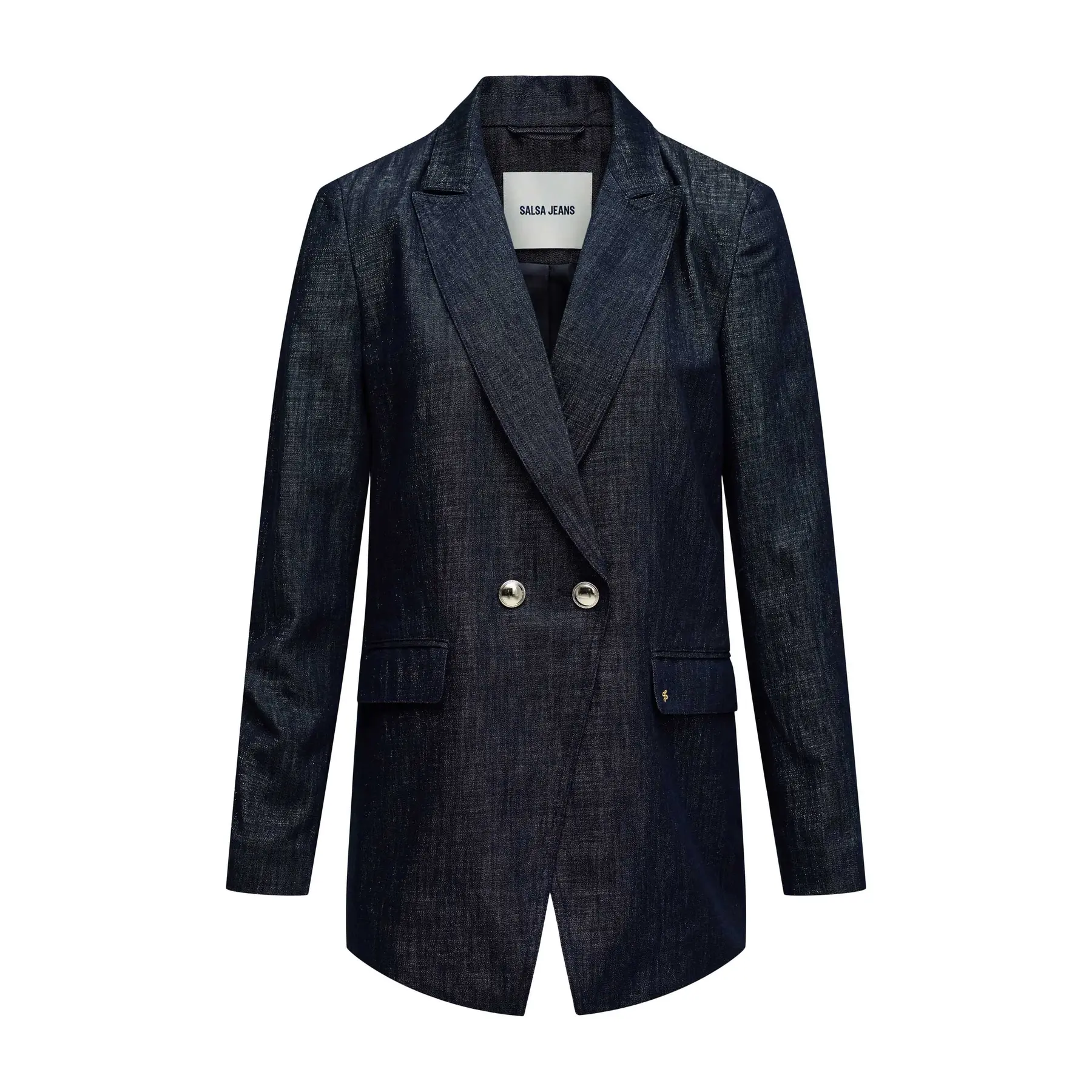 Glänzender Strukturblazer Damen Salsa Jeans