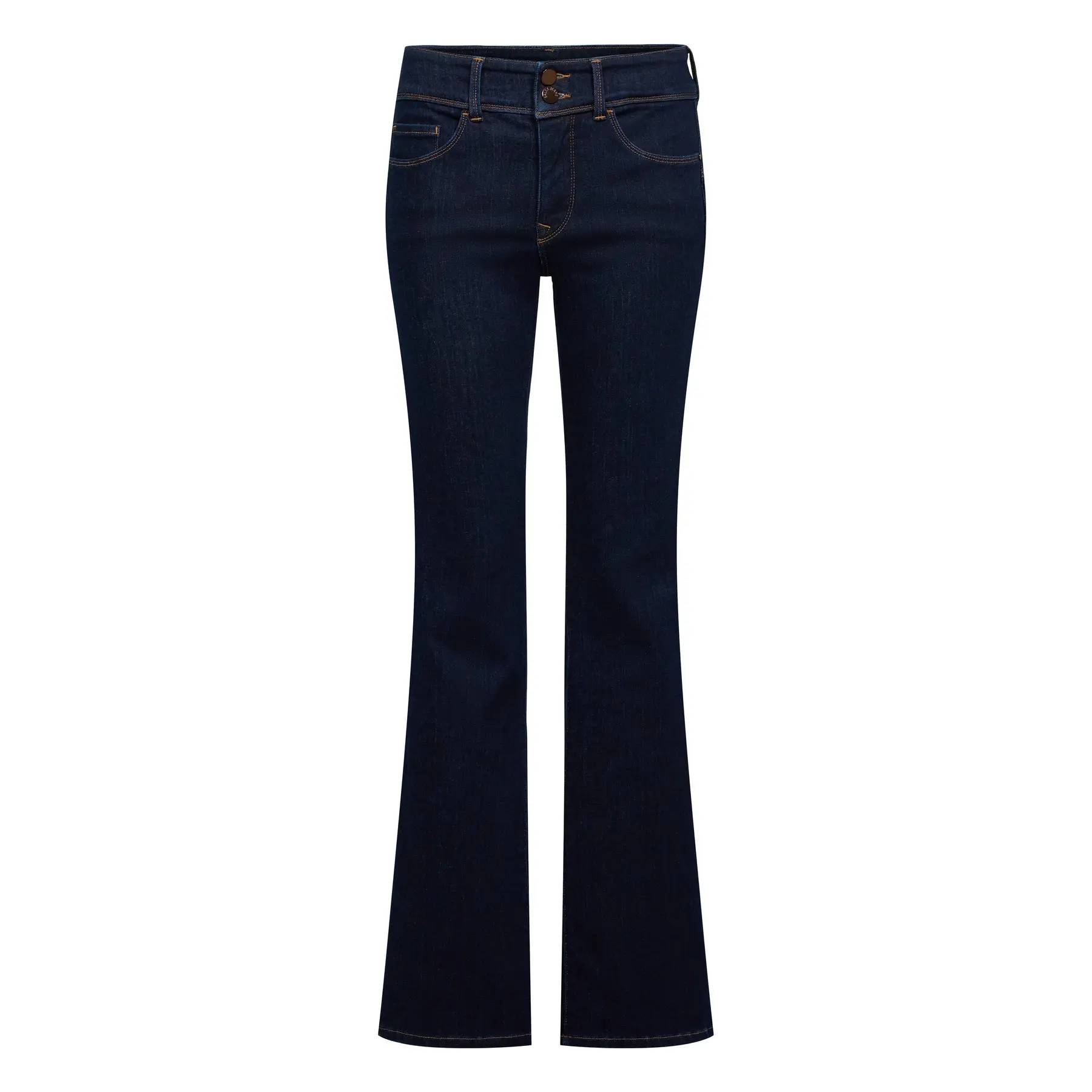 Bootcut Jeans aus recyceltem Baumwoll-Effekt für Frauen Salsa Jeans Secret Push In