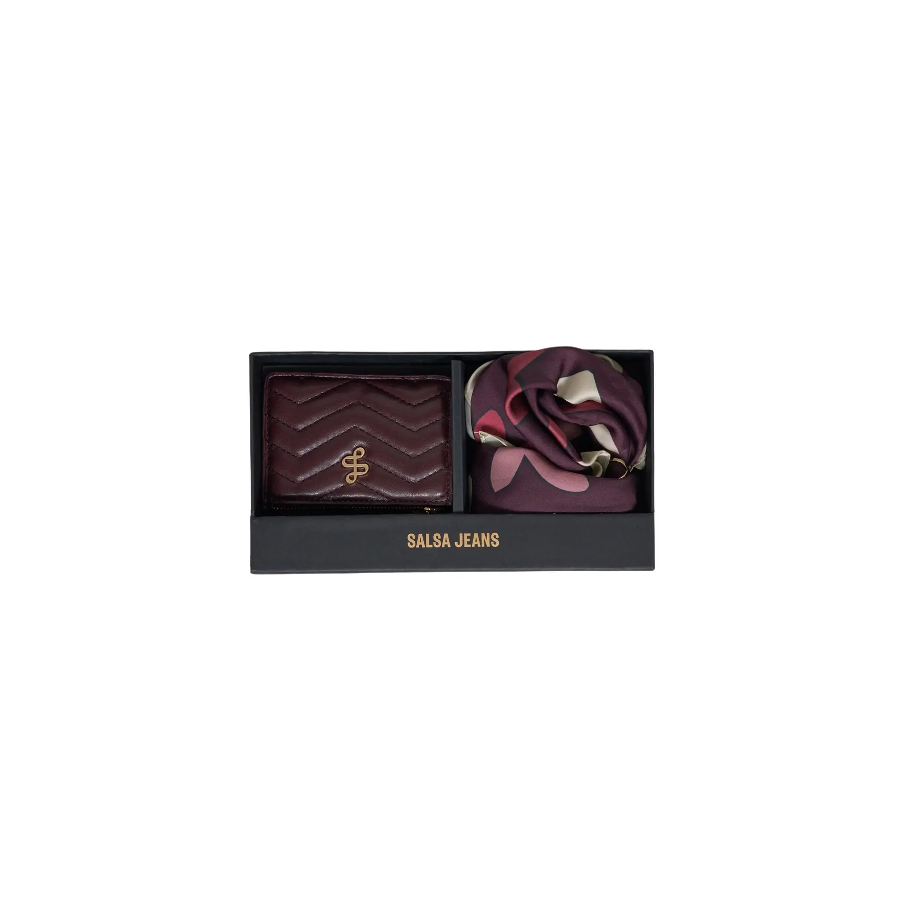 Geschenkset Handtasche und Satin-Schal für Damen Salsa Jeans