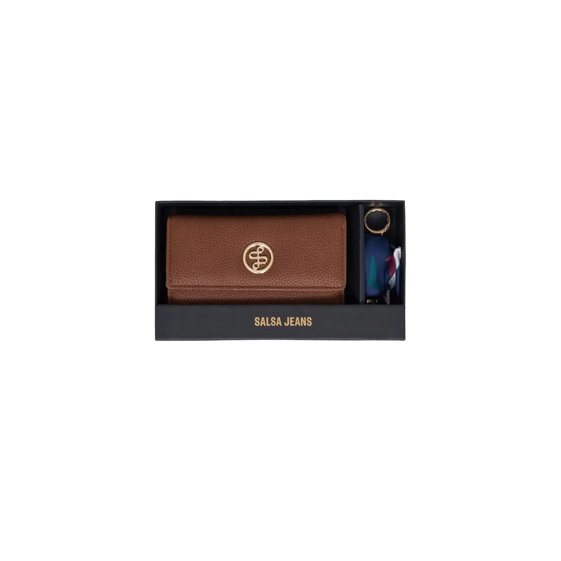 Geschenkkarton Damen Satin Geldbörse und Schlüsselanhänger Salsa Jeans