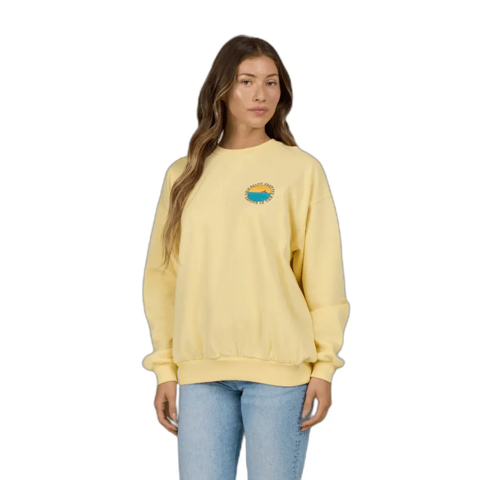 Sweatshirt Damen Salty Crew Sunset Crew