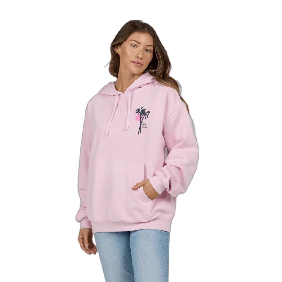 Hoodie Damen Salty Crew Geo Palm