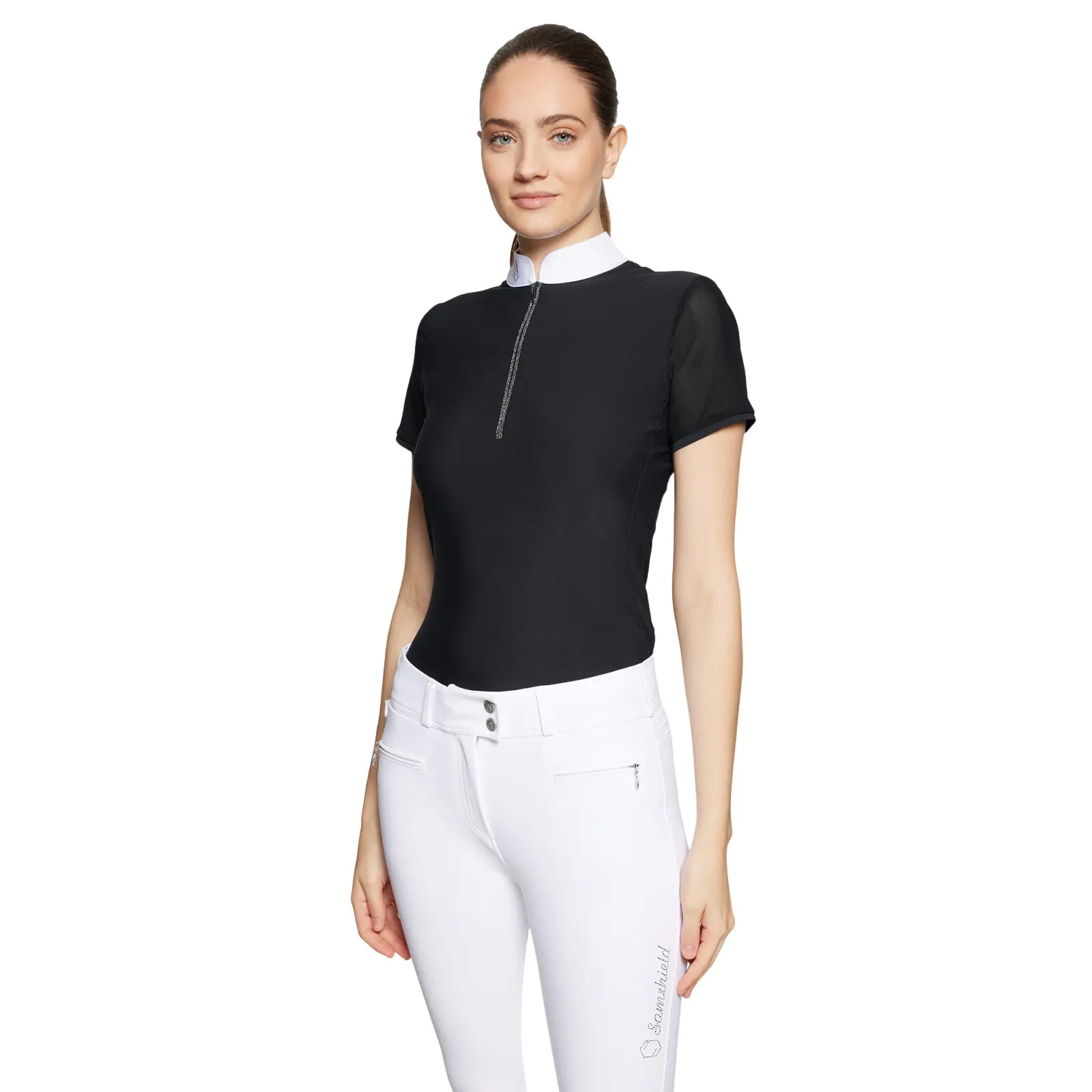 Camicia da concorso equestre da donna Samshield Aliosha