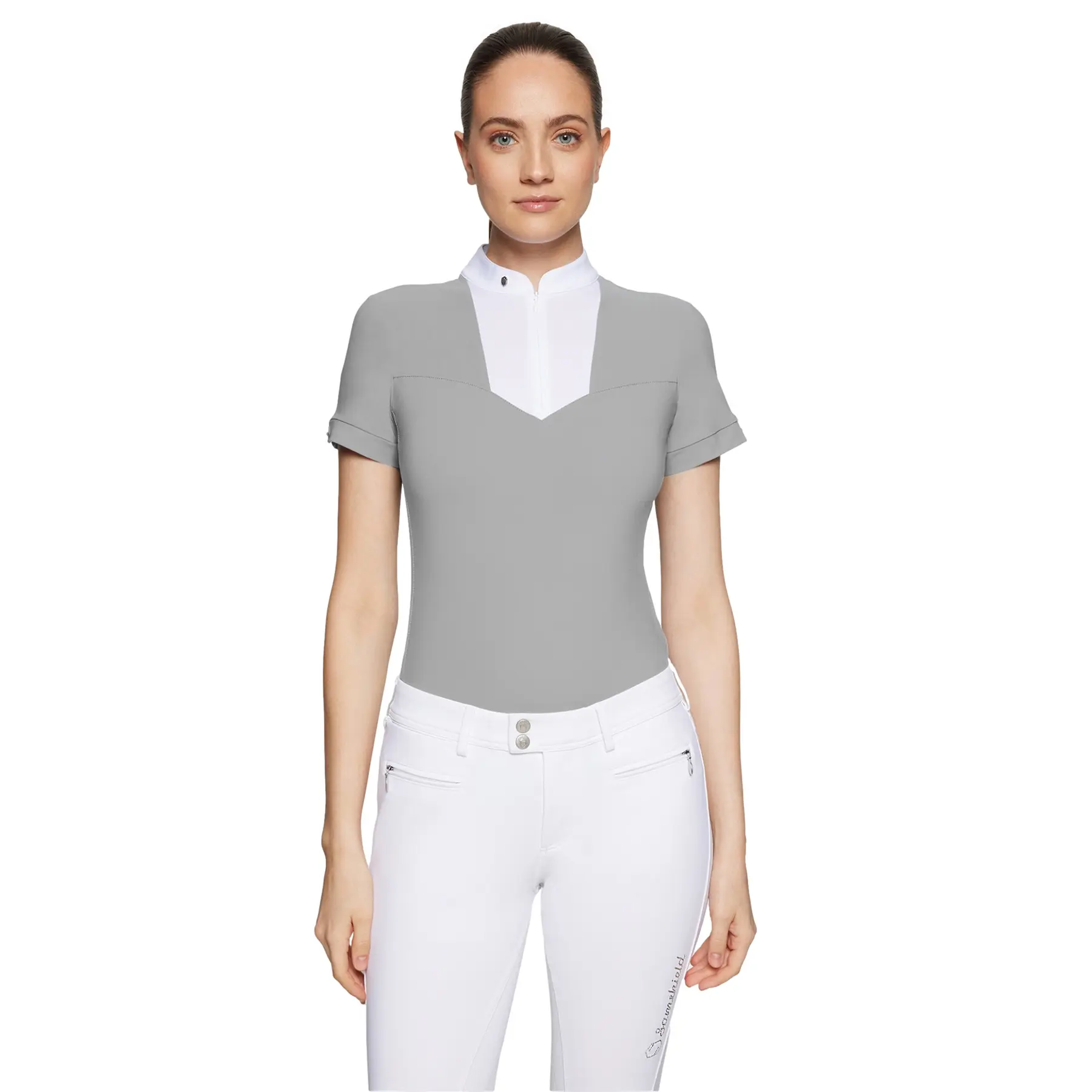 Camicia da concorso equestre da donna Samshield Anne-Gaelle