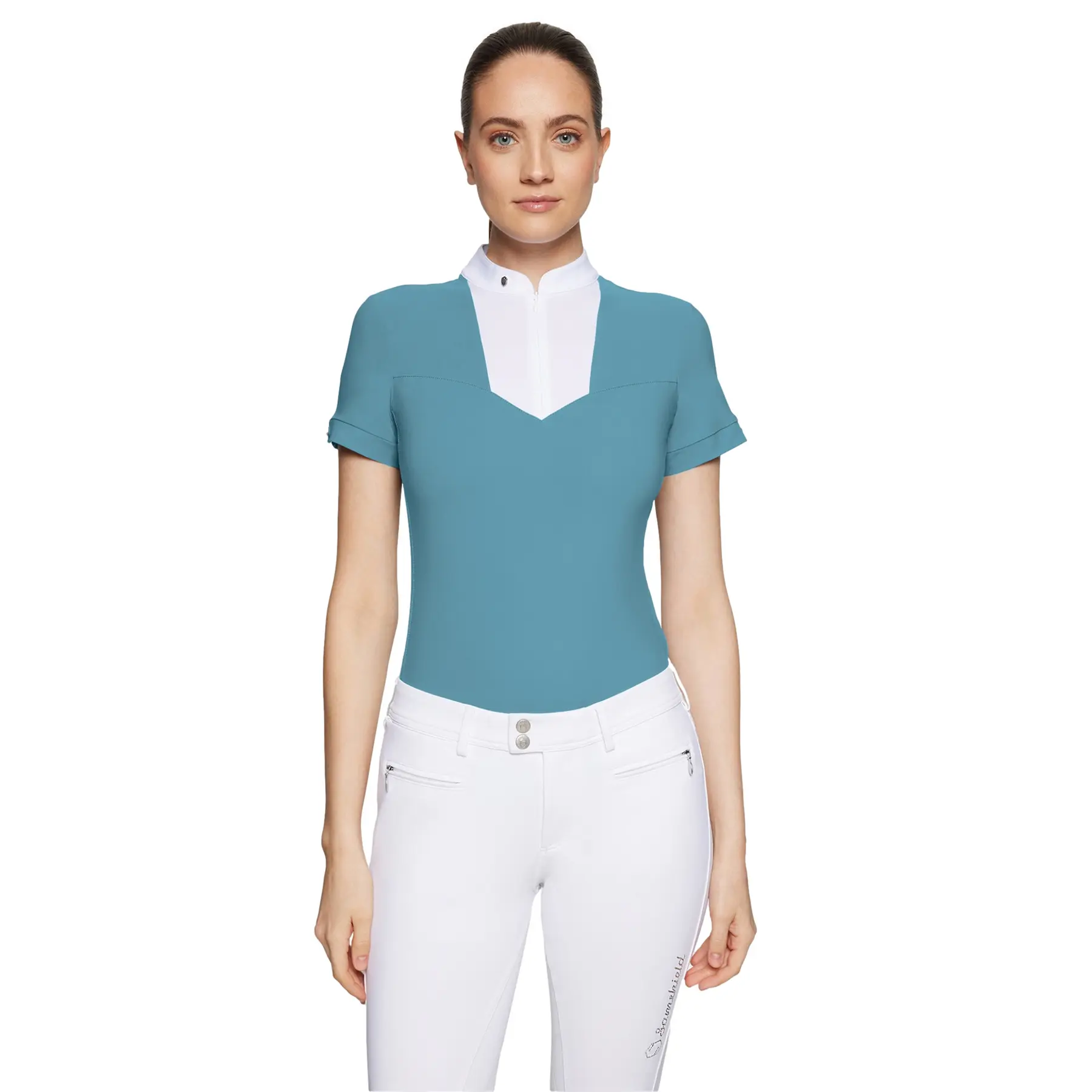 Camicia da concorso equestre da donna Samshield Anne-Gaelle