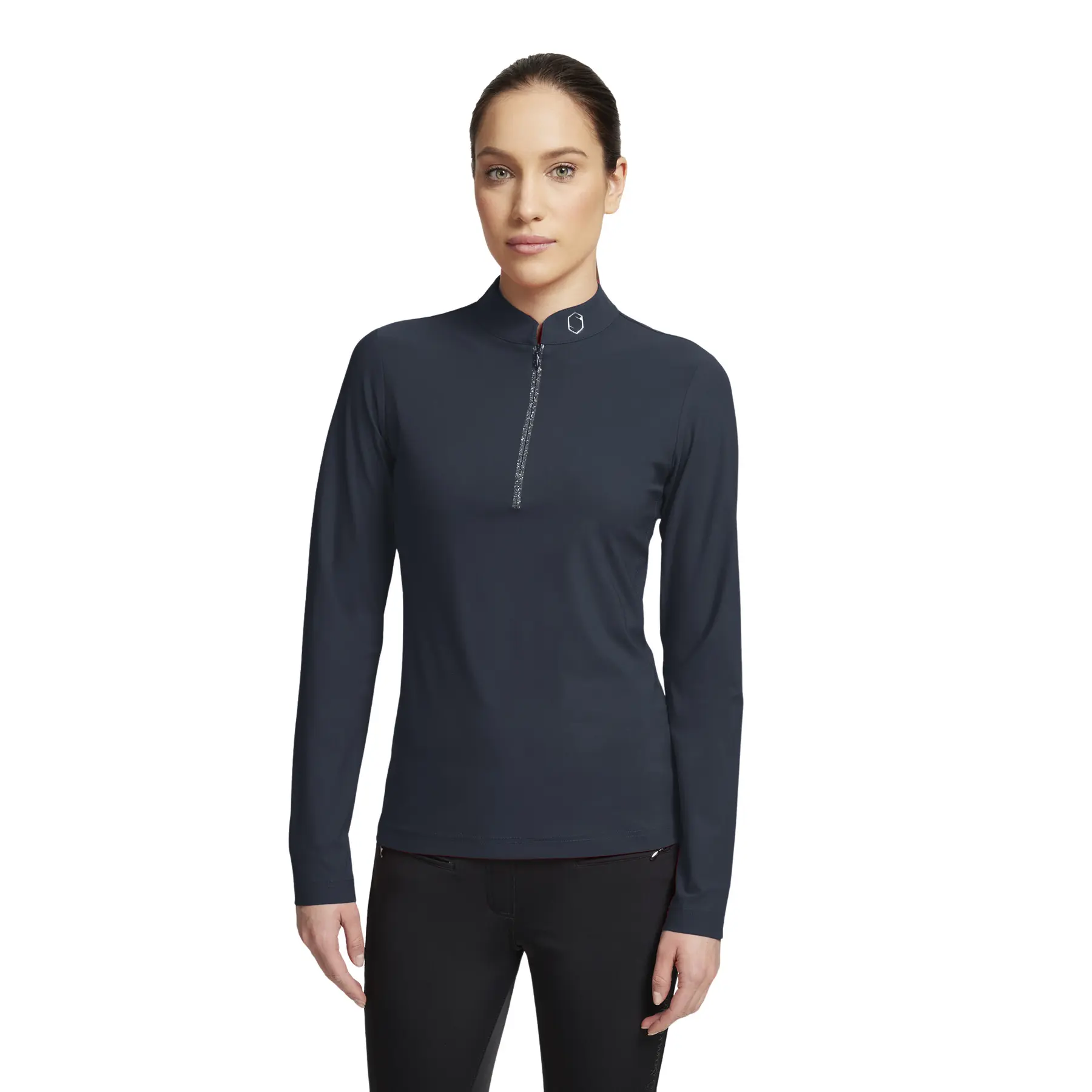Maglia da equitazione tecnica a maniche lunghe donna Samshield Brunella