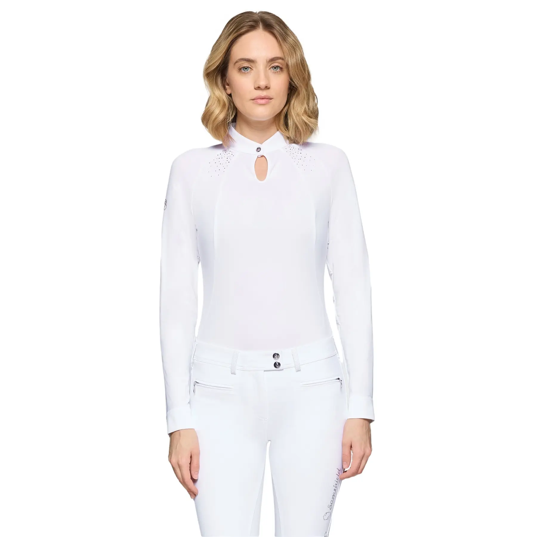 Polo da competizione a maniche lunghe da donna Samshield Eiden