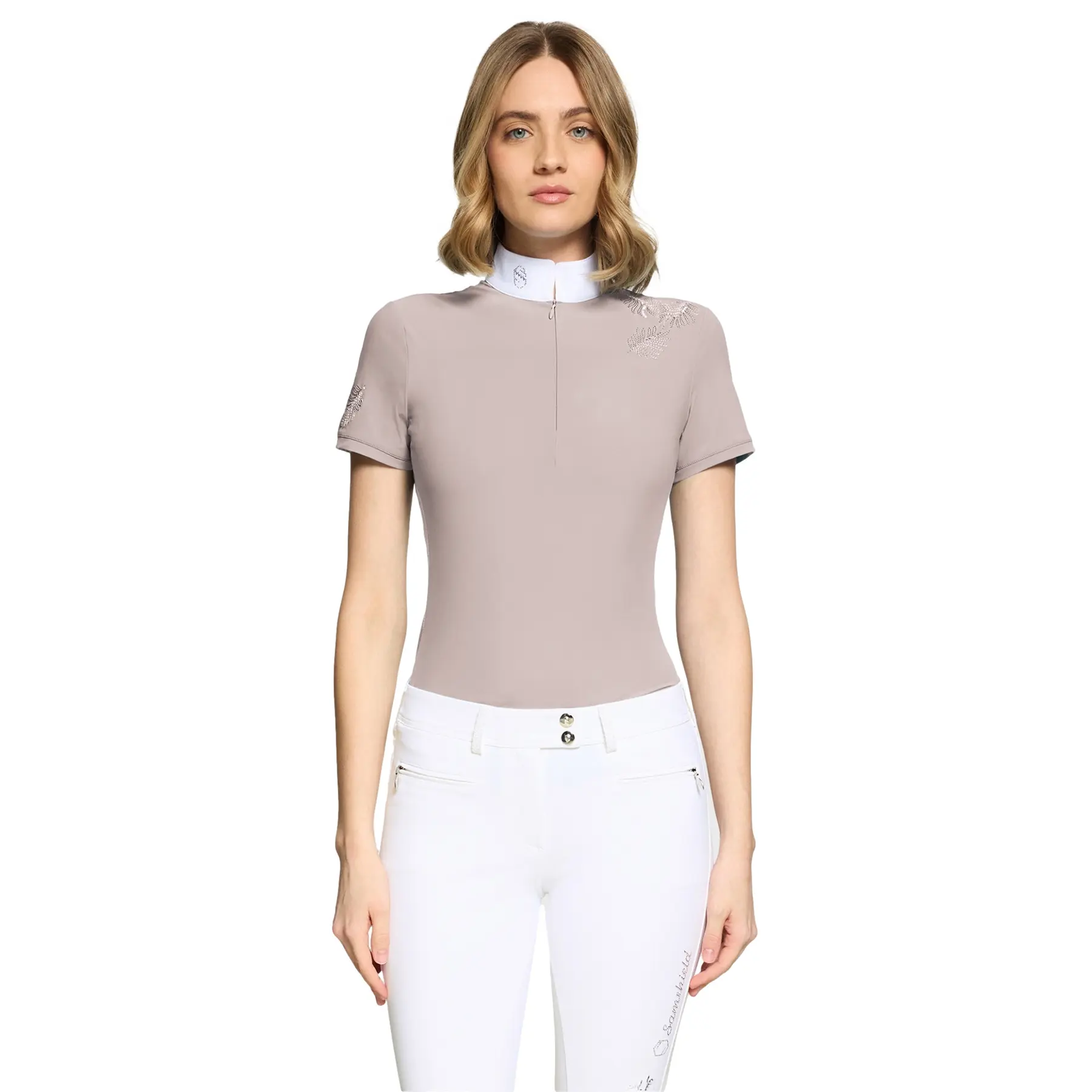 Camicia da concorso equestre da donna Samshield Lea Crystal Ferna