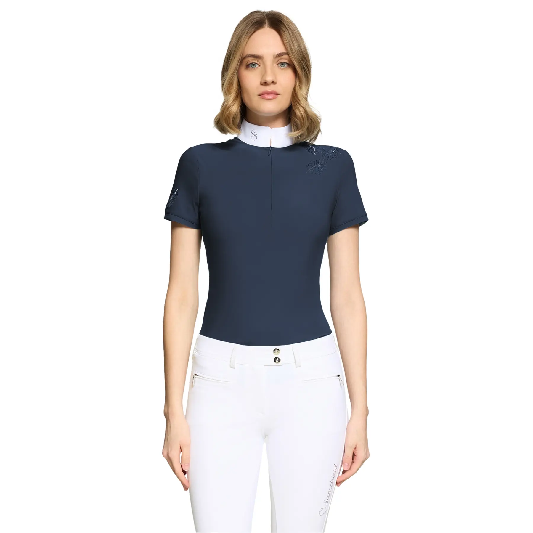 Camicia da concorso equestre da donna Samshield Lea Crystal Ferna