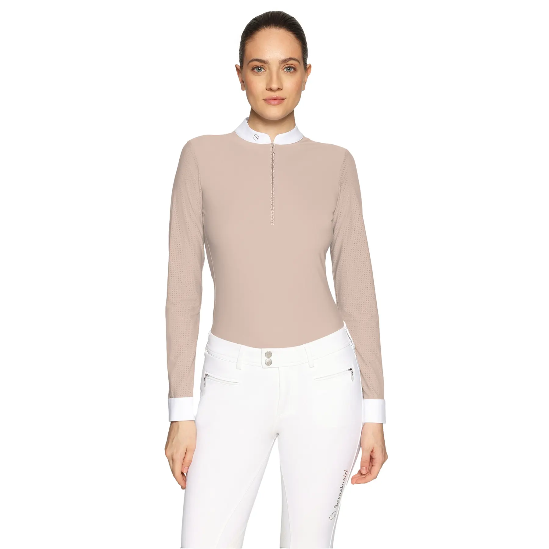 Turnierpolo mit langen Ärmeln Damen Samshield Lou