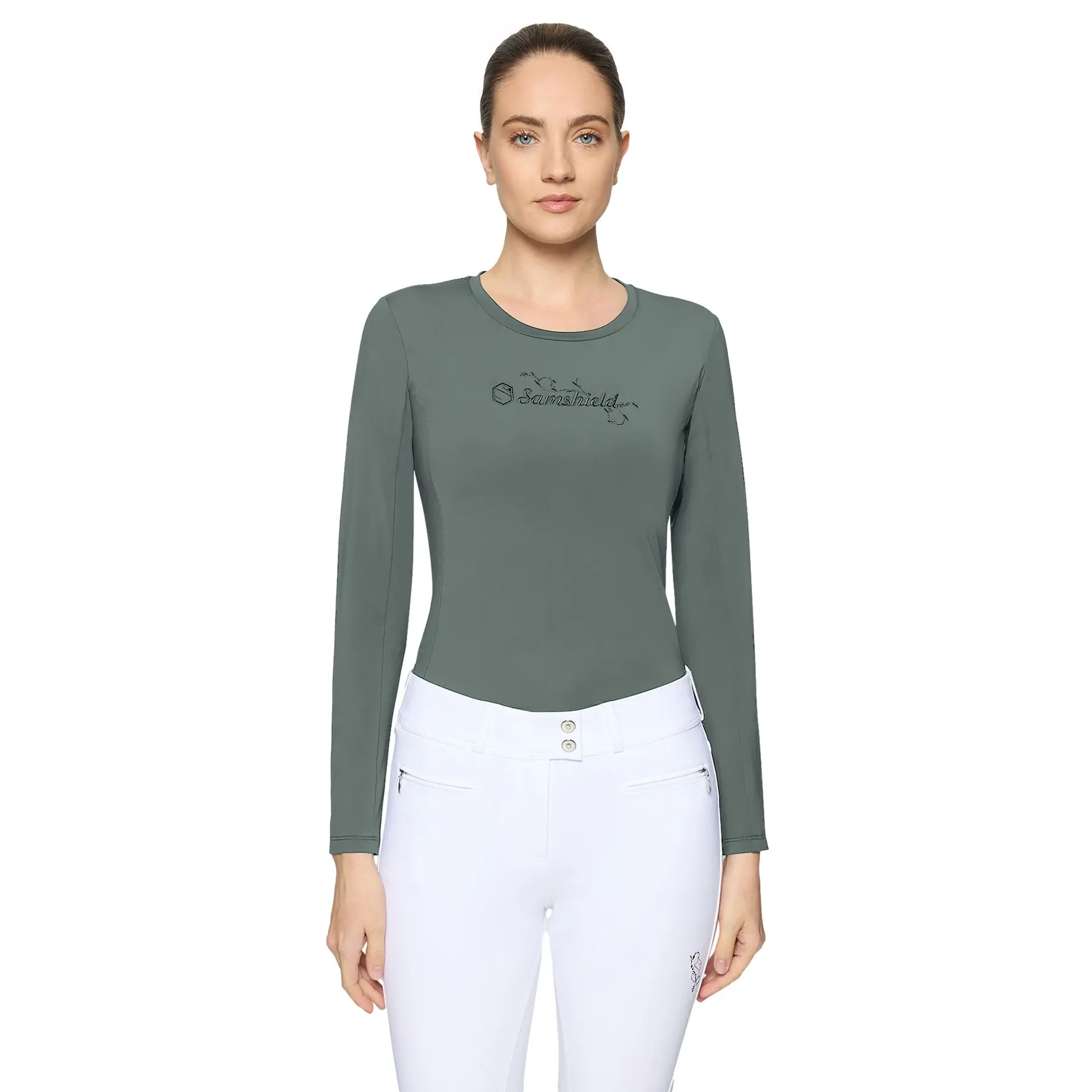Reittrikot langarm Damen Samshield Charline