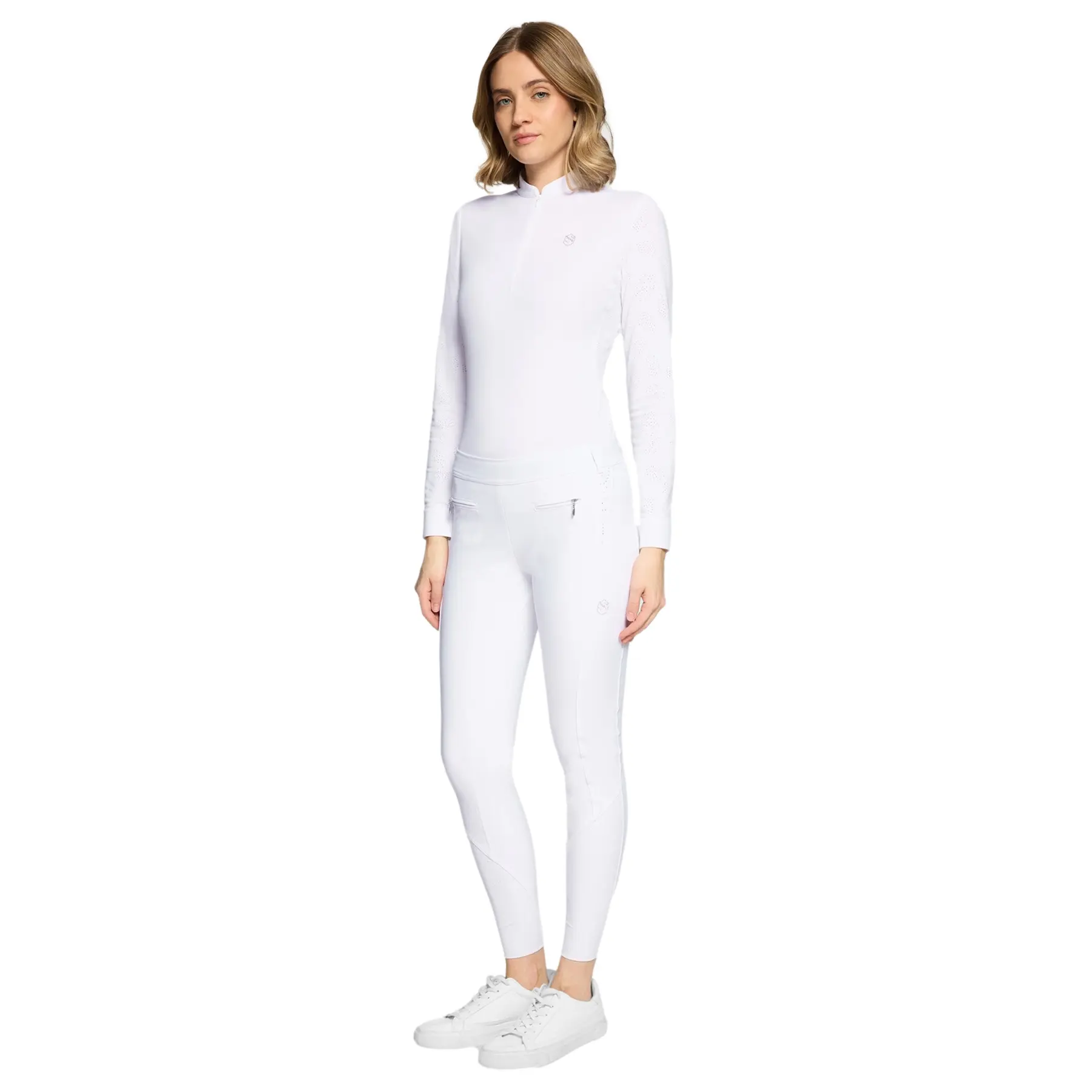 Pantaloni da competizione full grip da donna Samshield Sakina Crystal Ferna