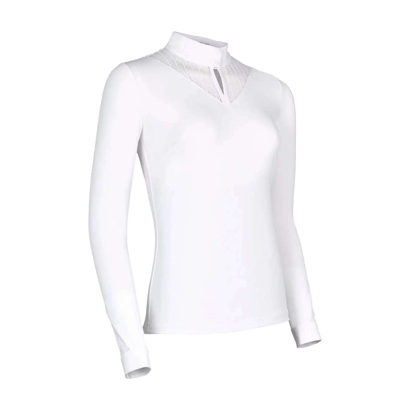 Langärmeliges Turnierreiter-Poloshirt, Damen Samshield Beatrice