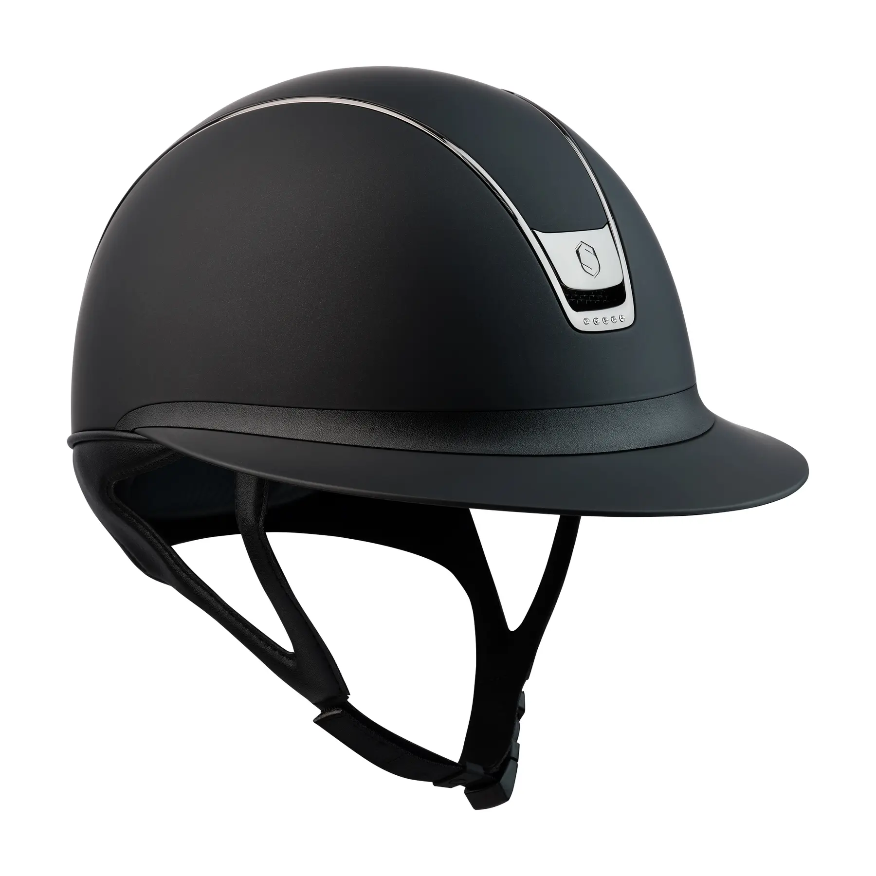 Casco da equitazione Samshield Miss Shadowmatt 5 Crystals 2.0