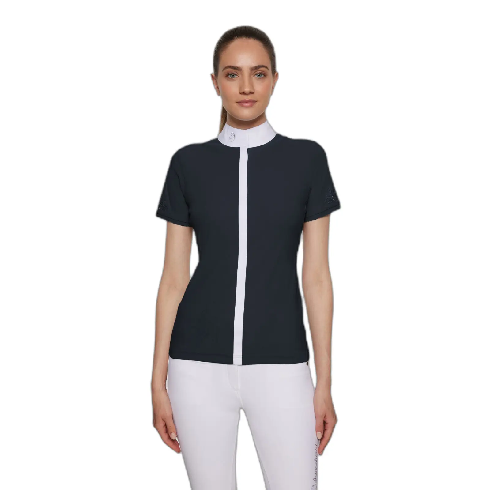 Camicia da concorso equestre da donna Samshield Julia Spring Flower