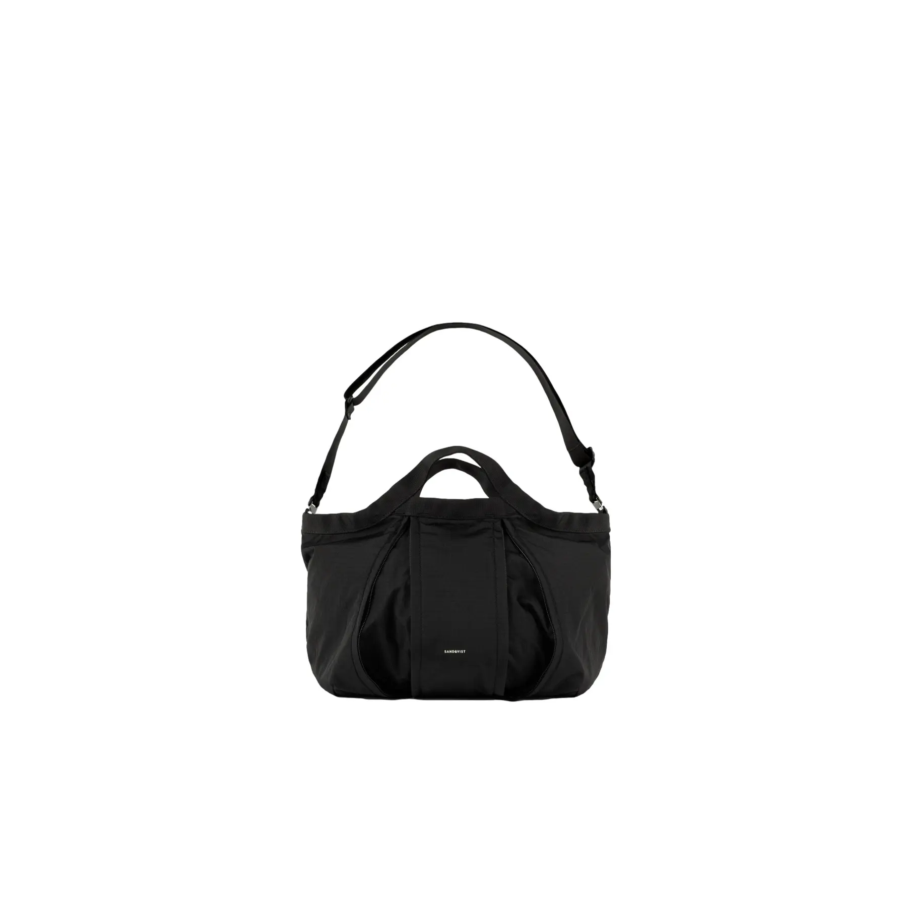 Schultertasche Sandqvist Grid Expandable