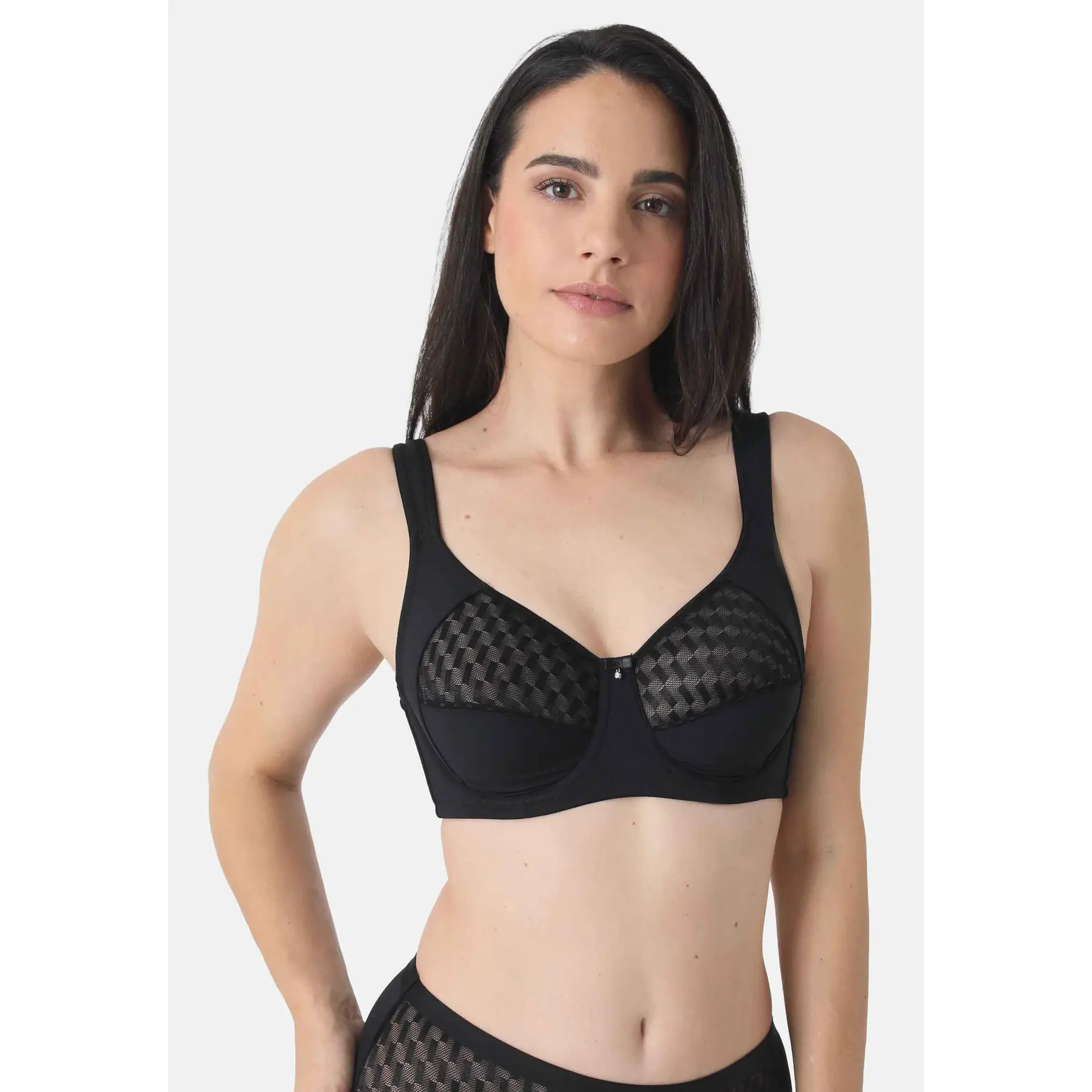 Reggiseno donna con ferretto  Graphical Jacquard