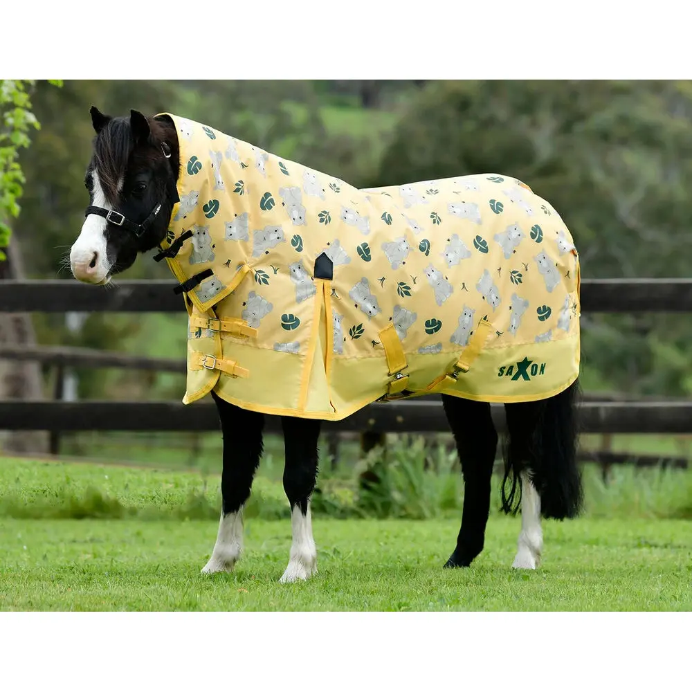 Coperta per pony da esterno con copricollo Saxon Combo Neck 600D 180g