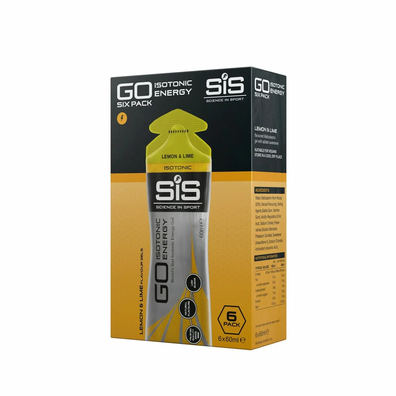 Bebida isotónica Science in Sport Go Isotonic - Lemon & Lime - 60 m