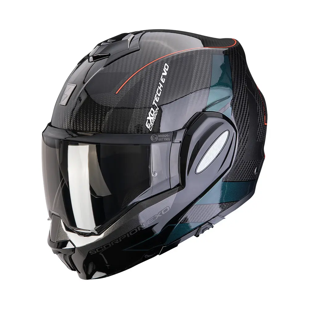 Modularer Motorradhelm Scorpion EXO-Tech Carbon CAD