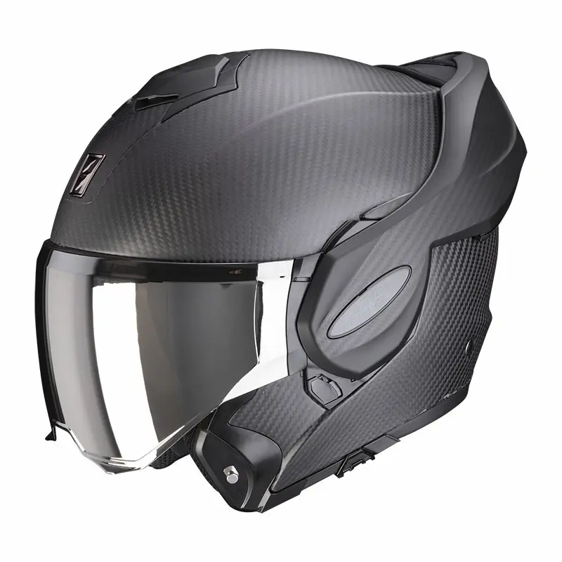 Casco da moto modulare Scorpion Exo-Tech Evo Carbon Solid ECE 22-06