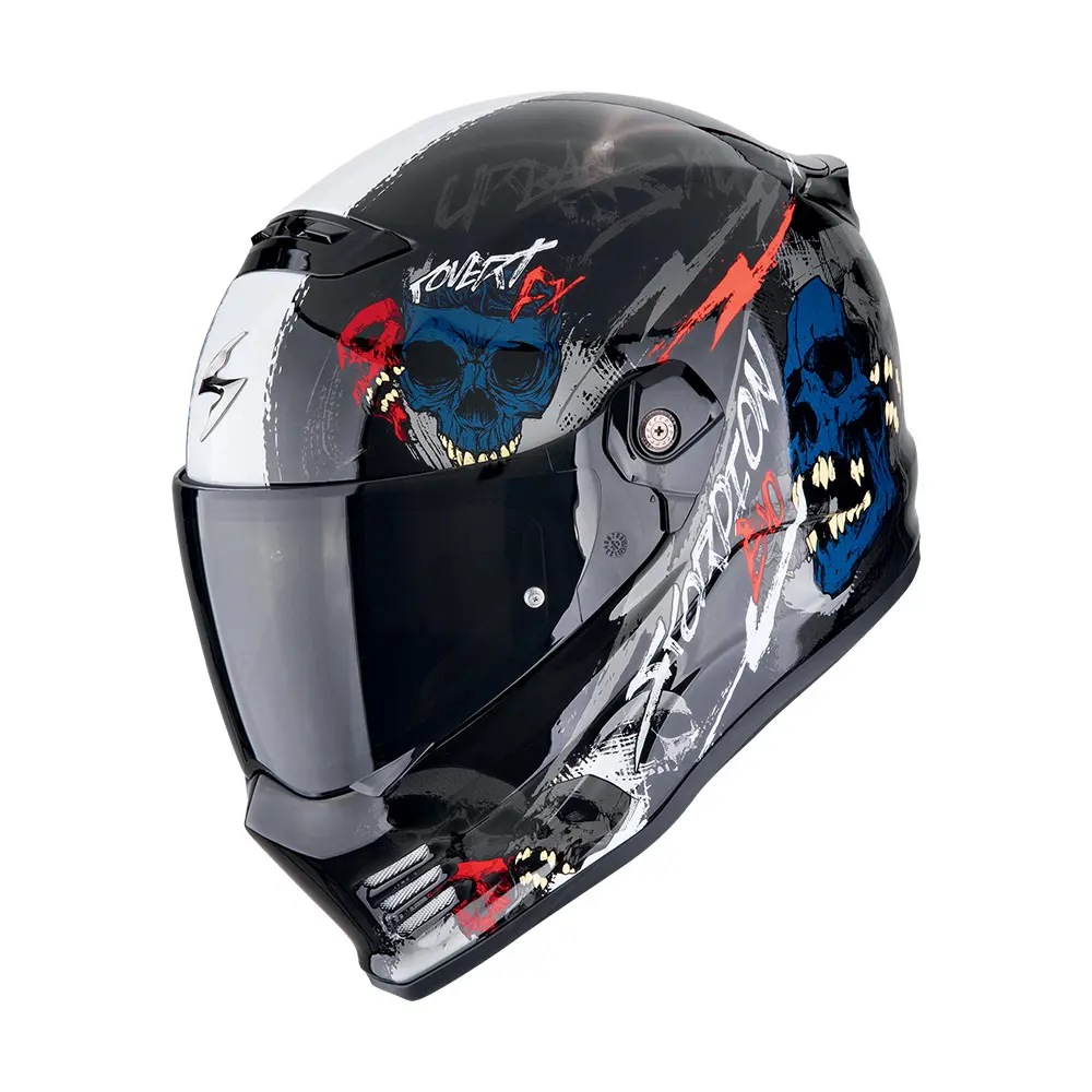Casco integrale da moto Scorpion Covert FX Skullz