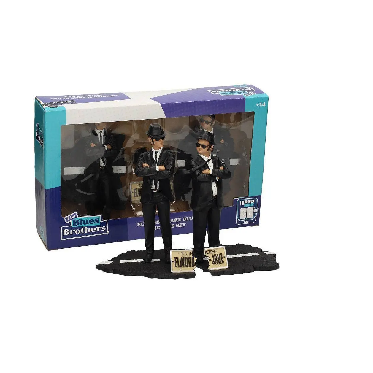 PVC-Figurine SD Toys Blues Brothers pack 2 -s Movie Icons Jake & Elwood (x2)