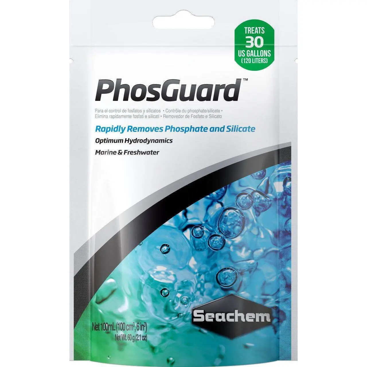 Accessoire filtre d'aquarium Seachem Phosguard 100 ml