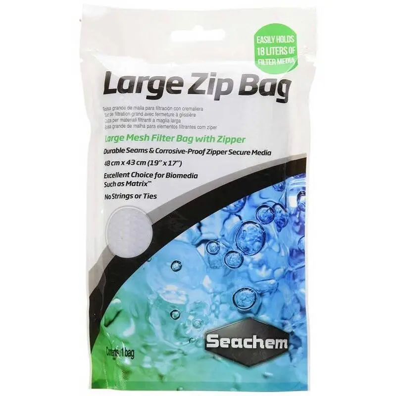 Nettoyant d'eau Seachem Zip Bag Large