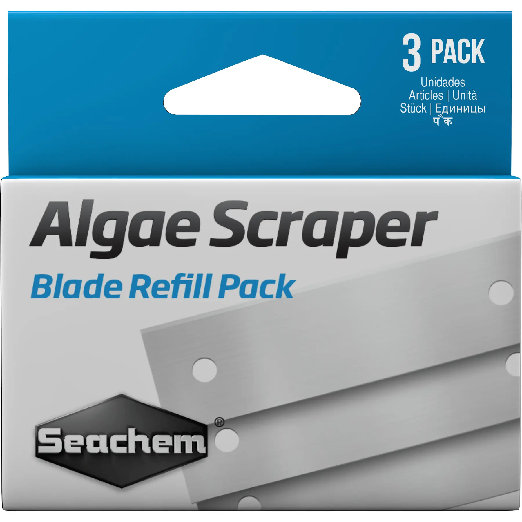Lames de remplacement pour grattoir d'algues Seachem (x3)