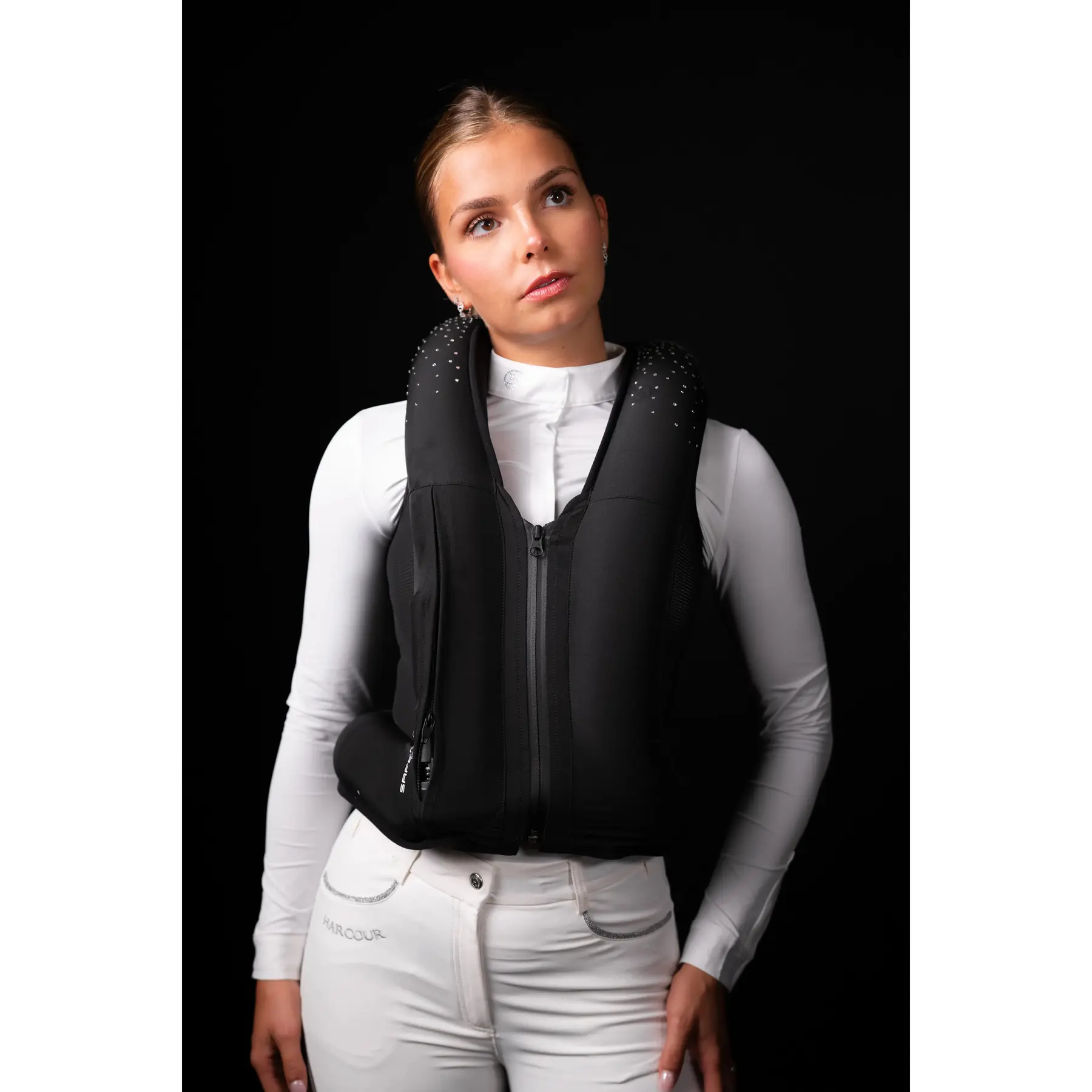 Gilet airbag da equitazione Seaver Safe Fit Crystal Rain